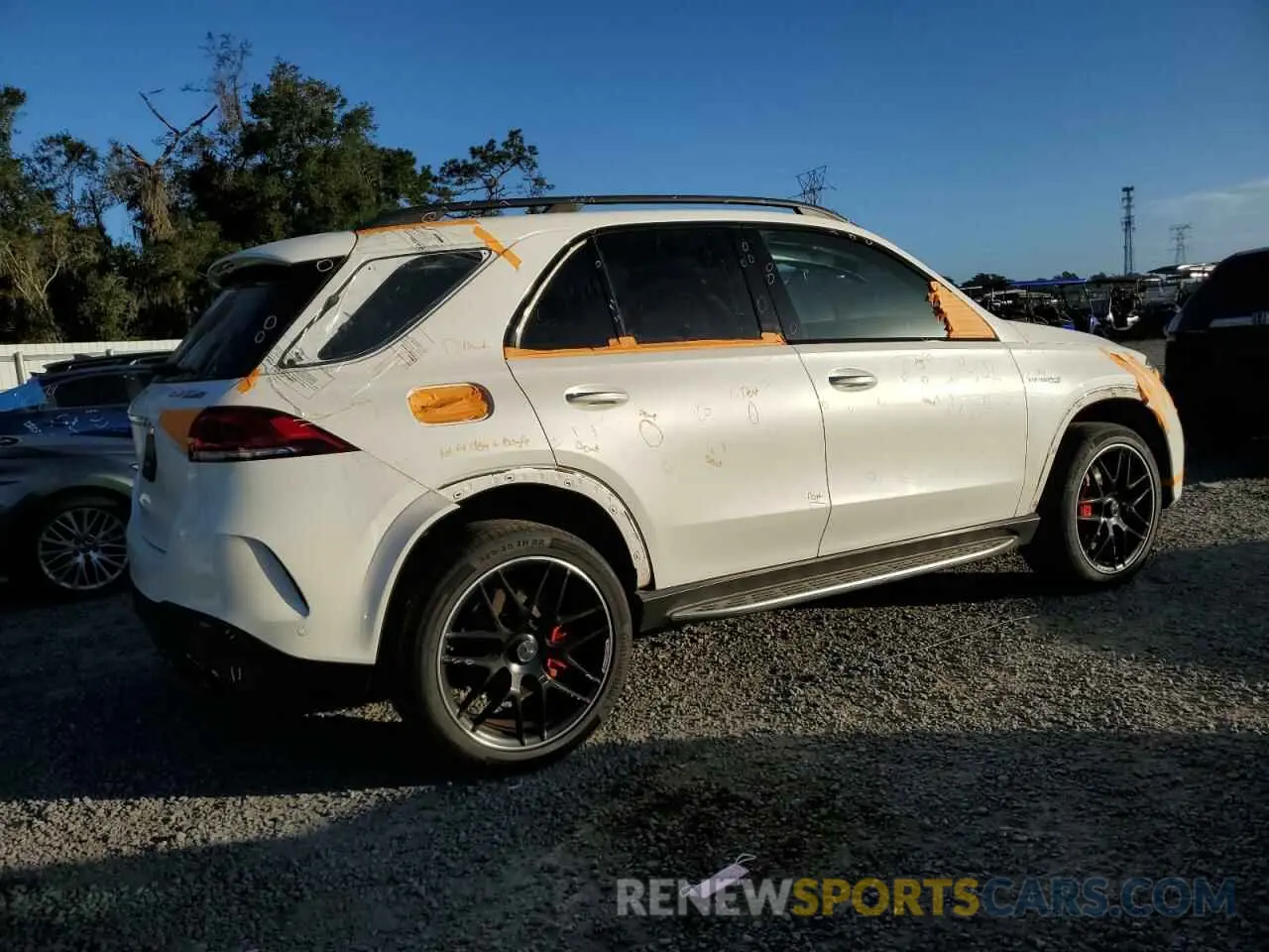 3 Photograph of a damaged car 4JGFB8KB8MA272020 MERCEDES-BENZ GLE-CLASS 2021