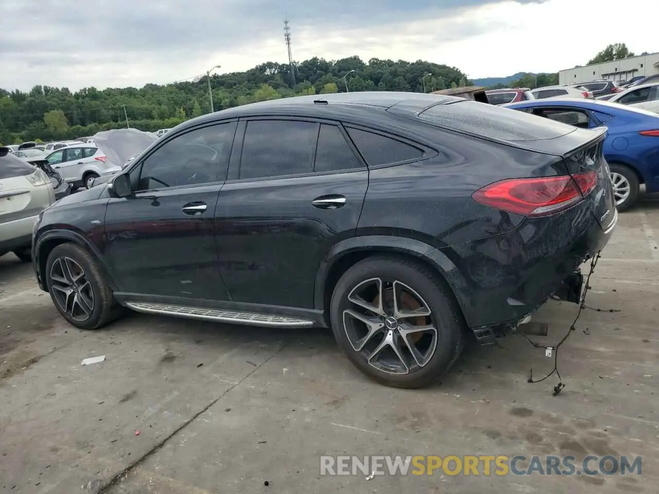 2 Photograph of a damaged car 4JGFD6BB4MA219765 MERCEDES-BENZ GLE-CLASS 2021