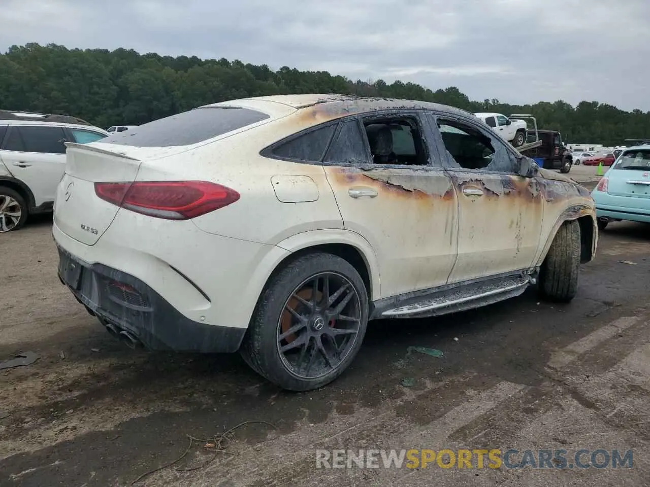 3 Photograph of a damaged car 4JGFD6BB5MA393280 MERCEDES-BENZ GLE-CLASS 2021