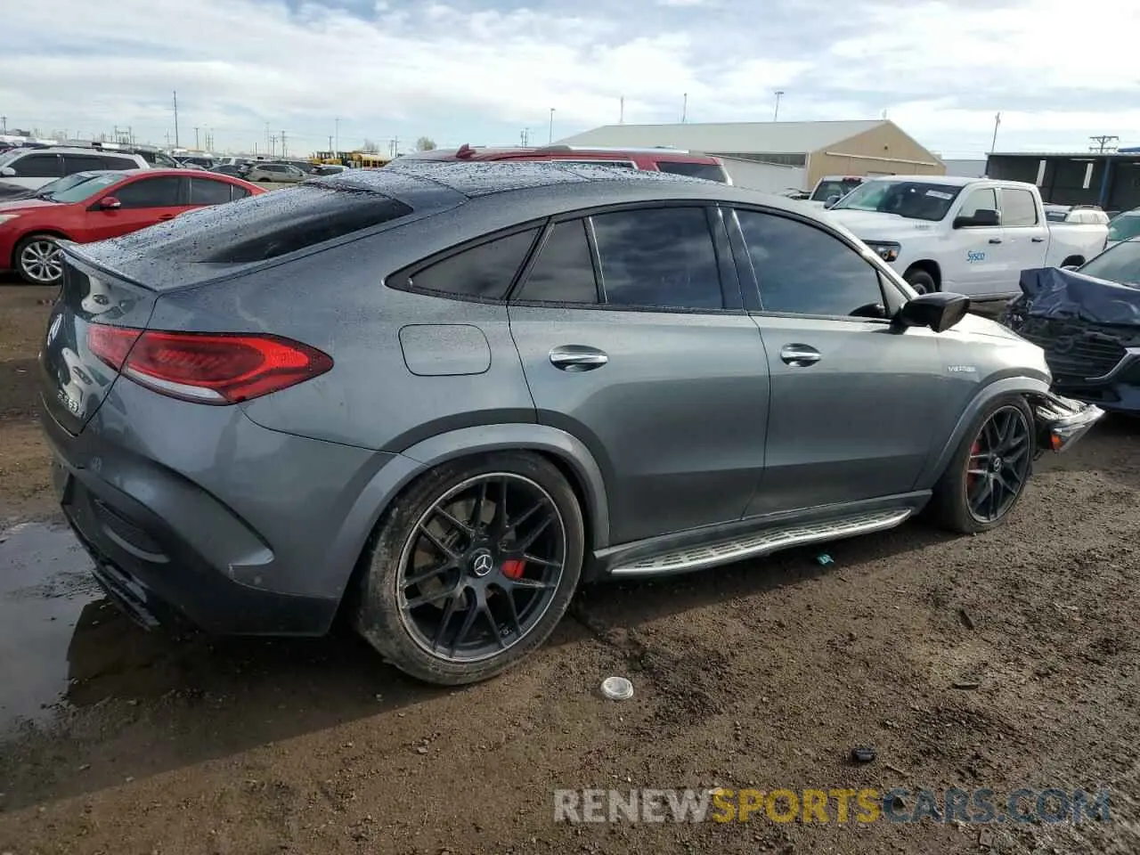 3 Photograph of a damaged car 4JGFD8KB1MA386631 MERCEDES-BENZ GLE-CLASS 2021