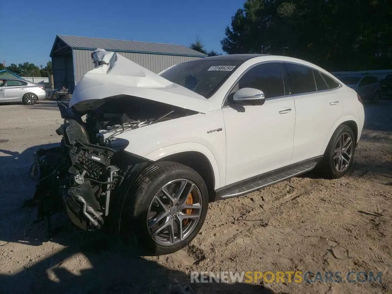 1 Photograph of a damaged car 4JGFD8KB3MA531460 MERCEDES-BENZ GLE-CLASS 2021