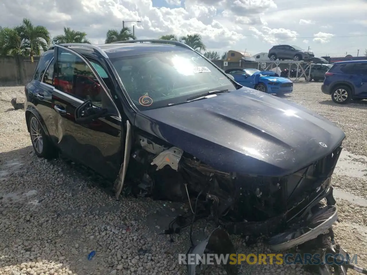 1 Photograph of a damaged car 4JGFB4KB0NA600718 MERCEDES-BENZ GLE-CLASS 2022