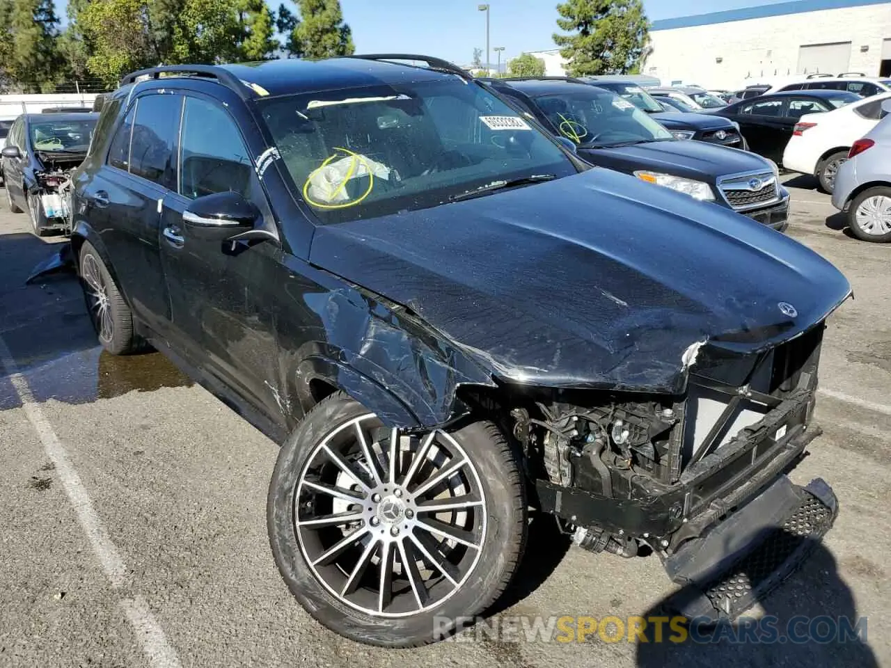 1 Photograph of a damaged car 4JGFB4KB1NA732886 MERCEDES-BENZ GLE-CLASS 2022