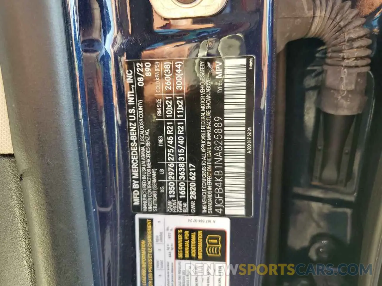 13 Фотография поврежденного автомобиля 4JGFB4KB1NA825889 MERCEDES-BENZ GLE-CLASS 2022