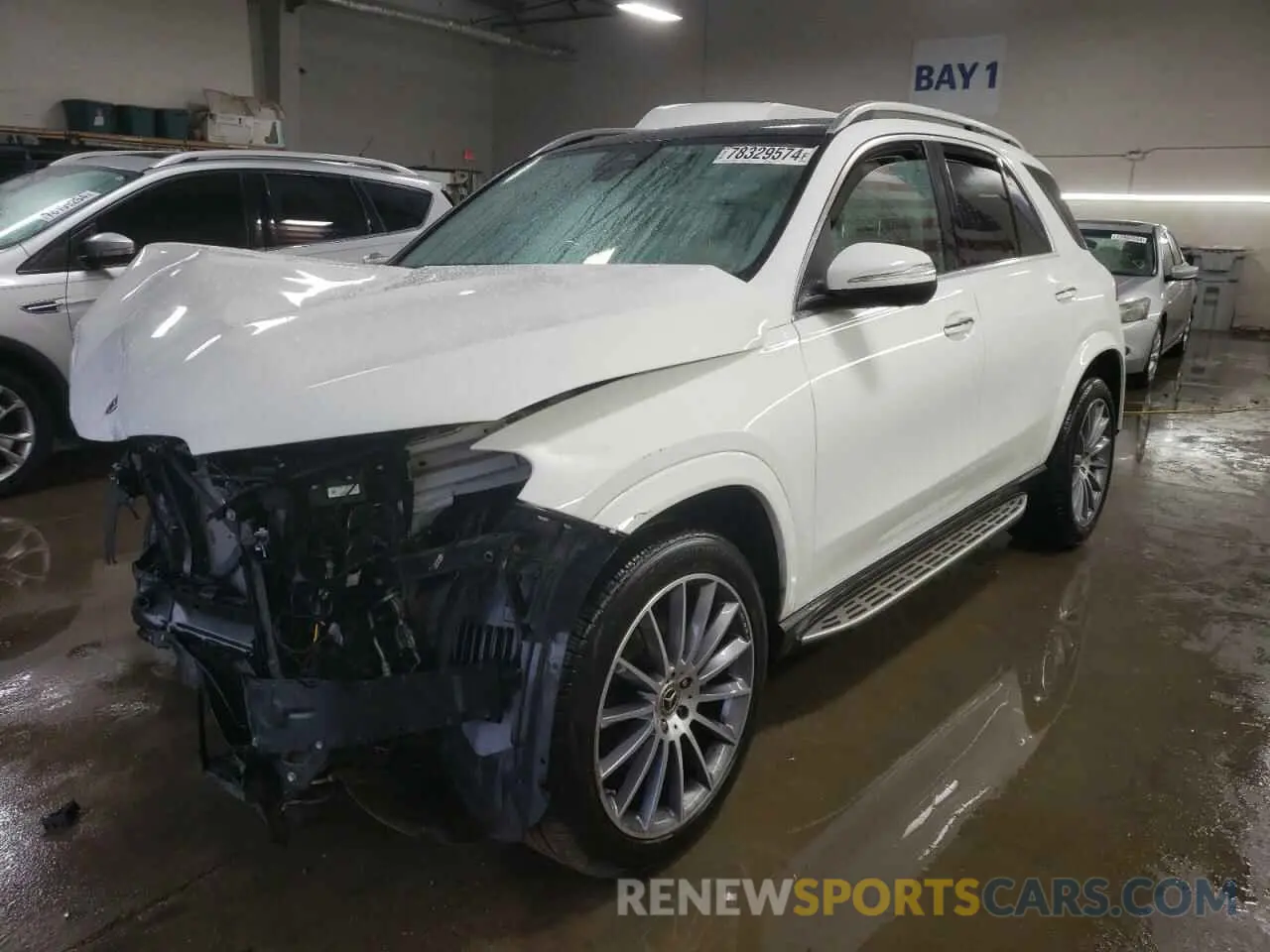 1 Photograph of a damaged car 4JGFB4KB6NA710835 MERCEDES-BENZ GLE-CLASS 2022