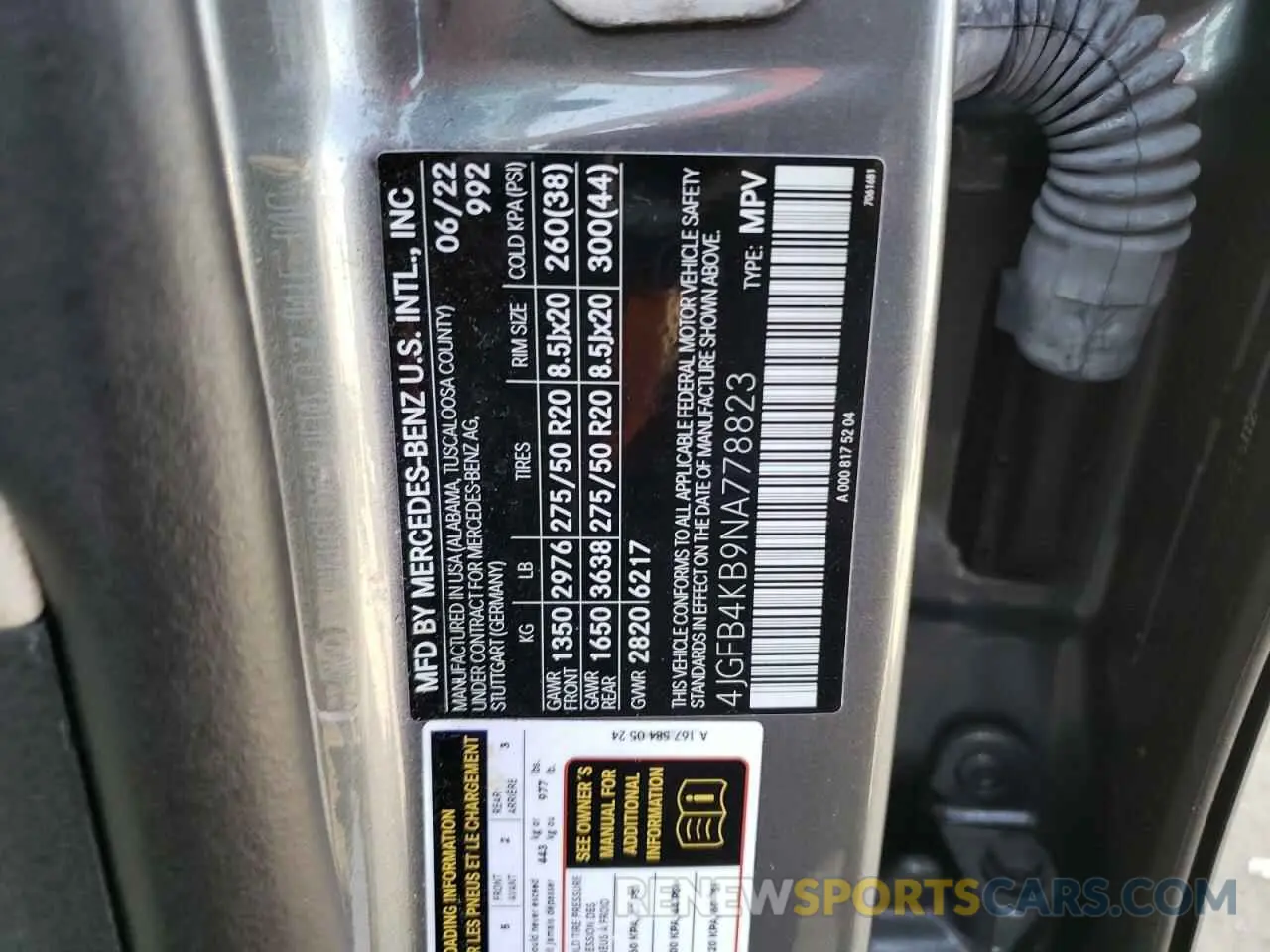 13 Фотография поврежденного автомобиля 4JGFB4KB9NA778823 MERCEDES-BENZ GLE-CLASS 2022