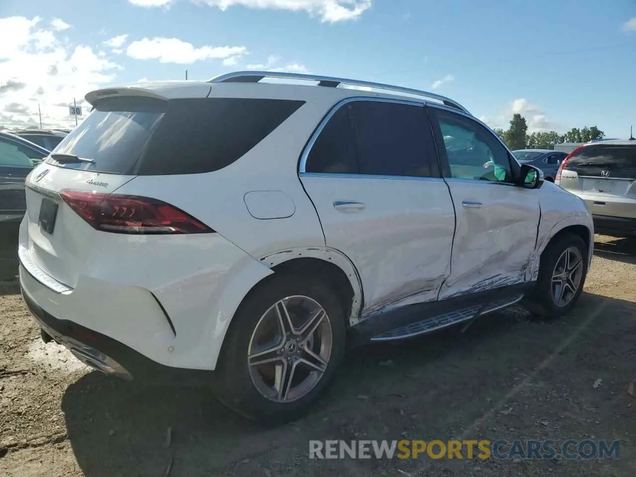 3 Фотография поврежденного автомобиля 4JGFB5KE1NA771929 MERCEDES-BENZ GLE-CLASS 2022
