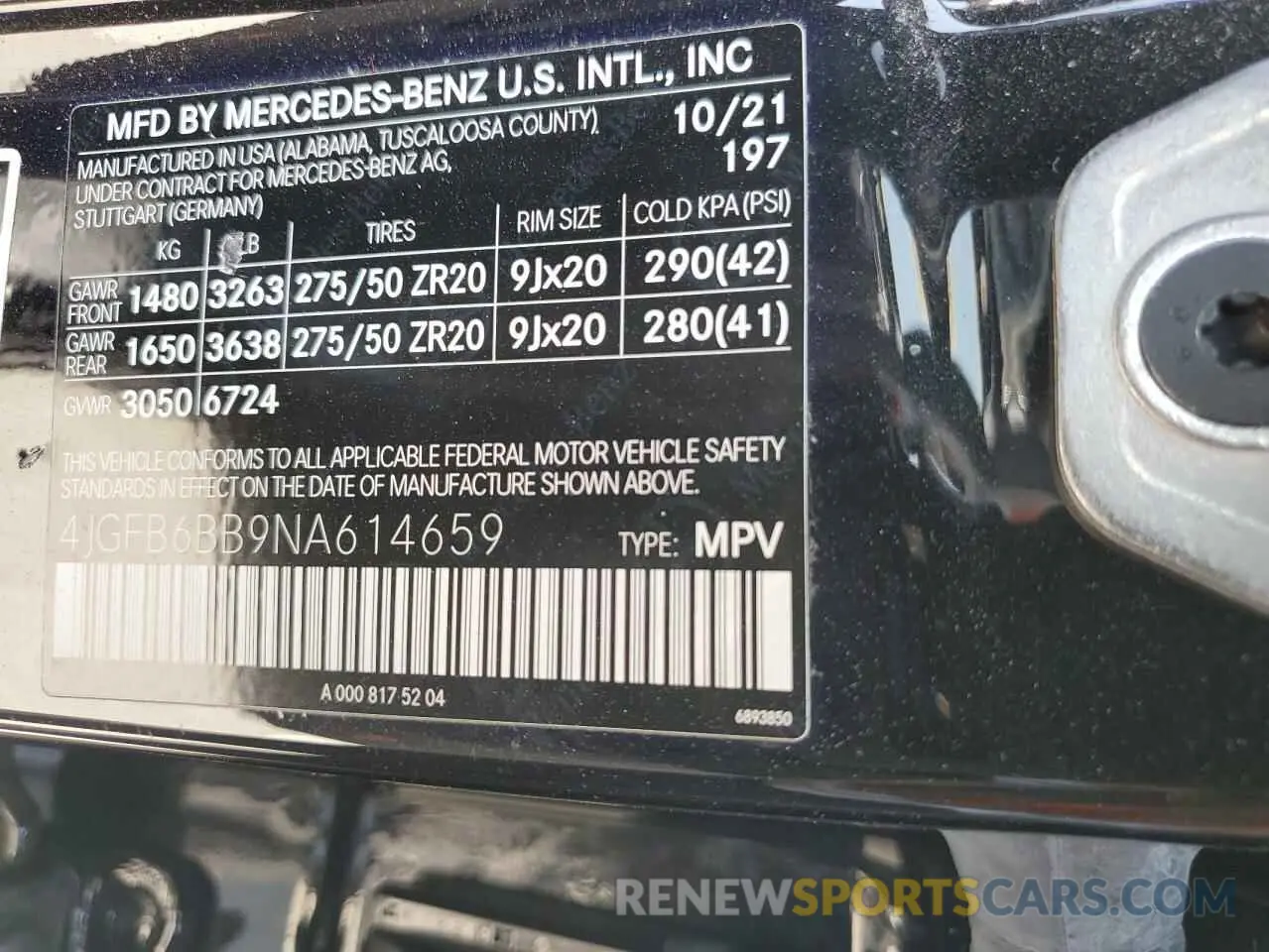 13 Photograph of a damaged car 4JGFB6BB9NA614659 MERCEDES-BENZ GLE-CLASS 2022