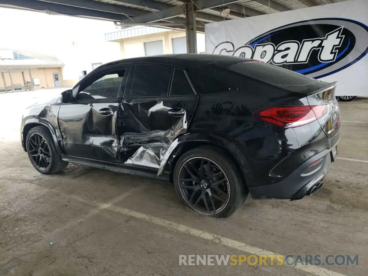 2 Photograph of a damaged car 4JGFD6BBXNA787133 MERCEDES-BENZ GLE-CLASS 2022