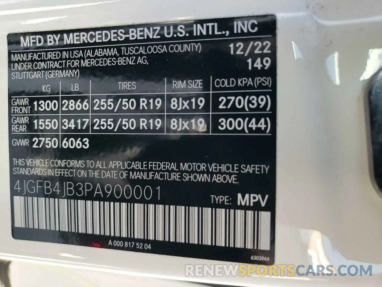 14 Photograph of a damaged car 4JGFB4JB3PA900001 MERCEDES-BENZ GLE-CLASS 2023