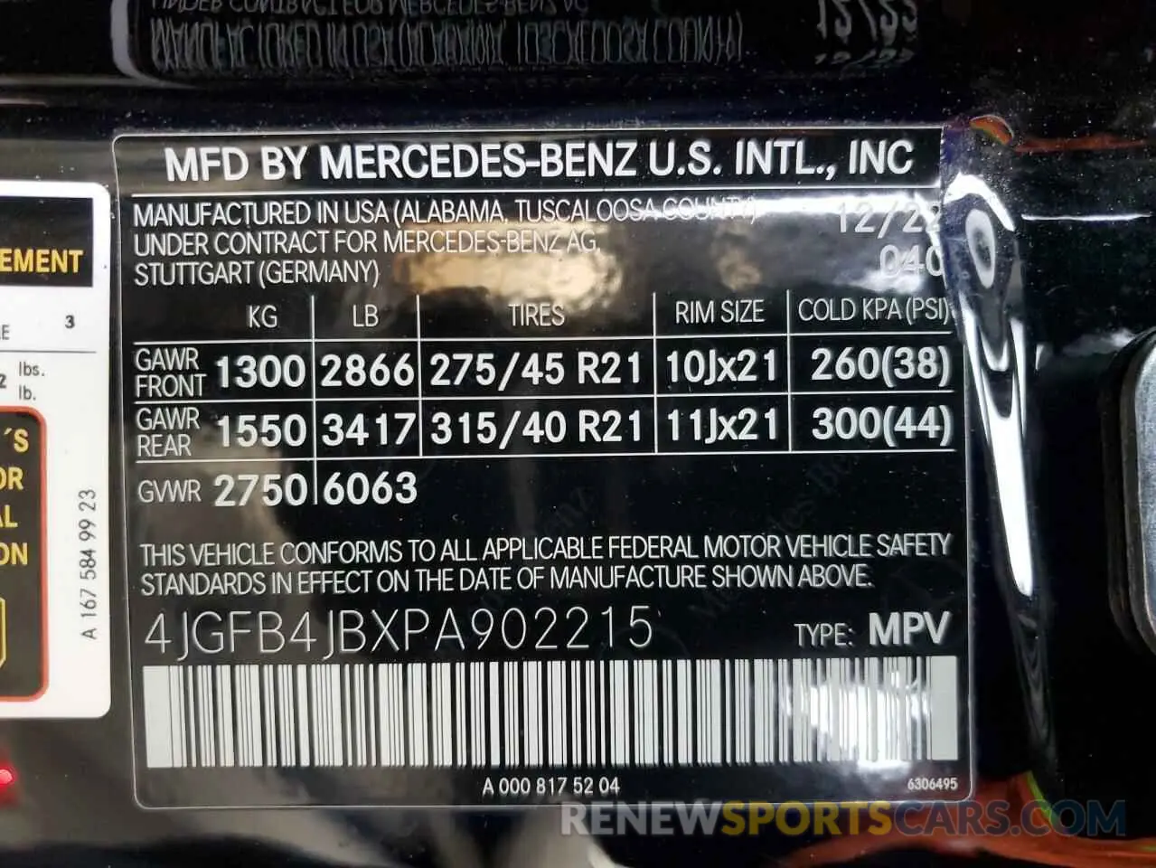 13 Photograph of a damaged car 4JGFB4JBXPA902215 MERCEDES-BENZ GLE-CLASS 2023