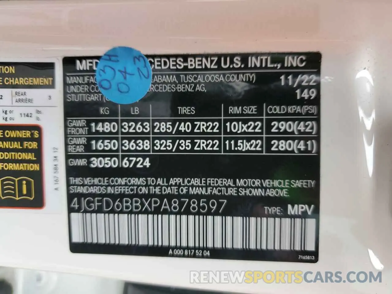 12 Photograph of a damaged car 4JGFD6BBXPA878597 MERCEDES-BENZ GLE-CLASS 2023