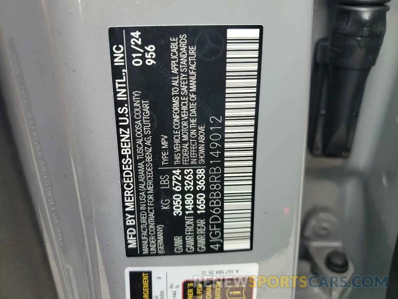 14 Photograph of a damaged car 4JGFD6BB8RB149012 MERCEDES-BENZ GLE-CLASS 2024