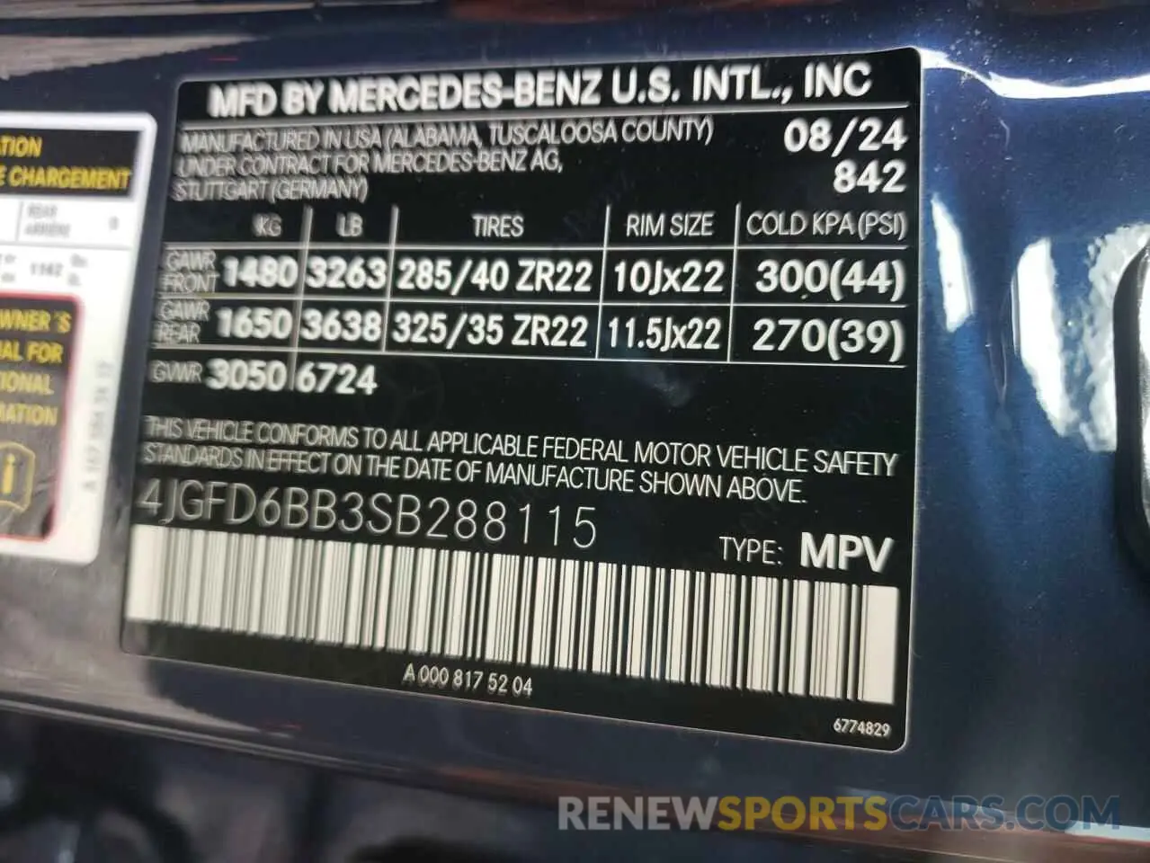 13 Photograph of a damaged car 4JGFD6BB3SB288115 MERCEDES-BENZ GLE-CLASS 2025