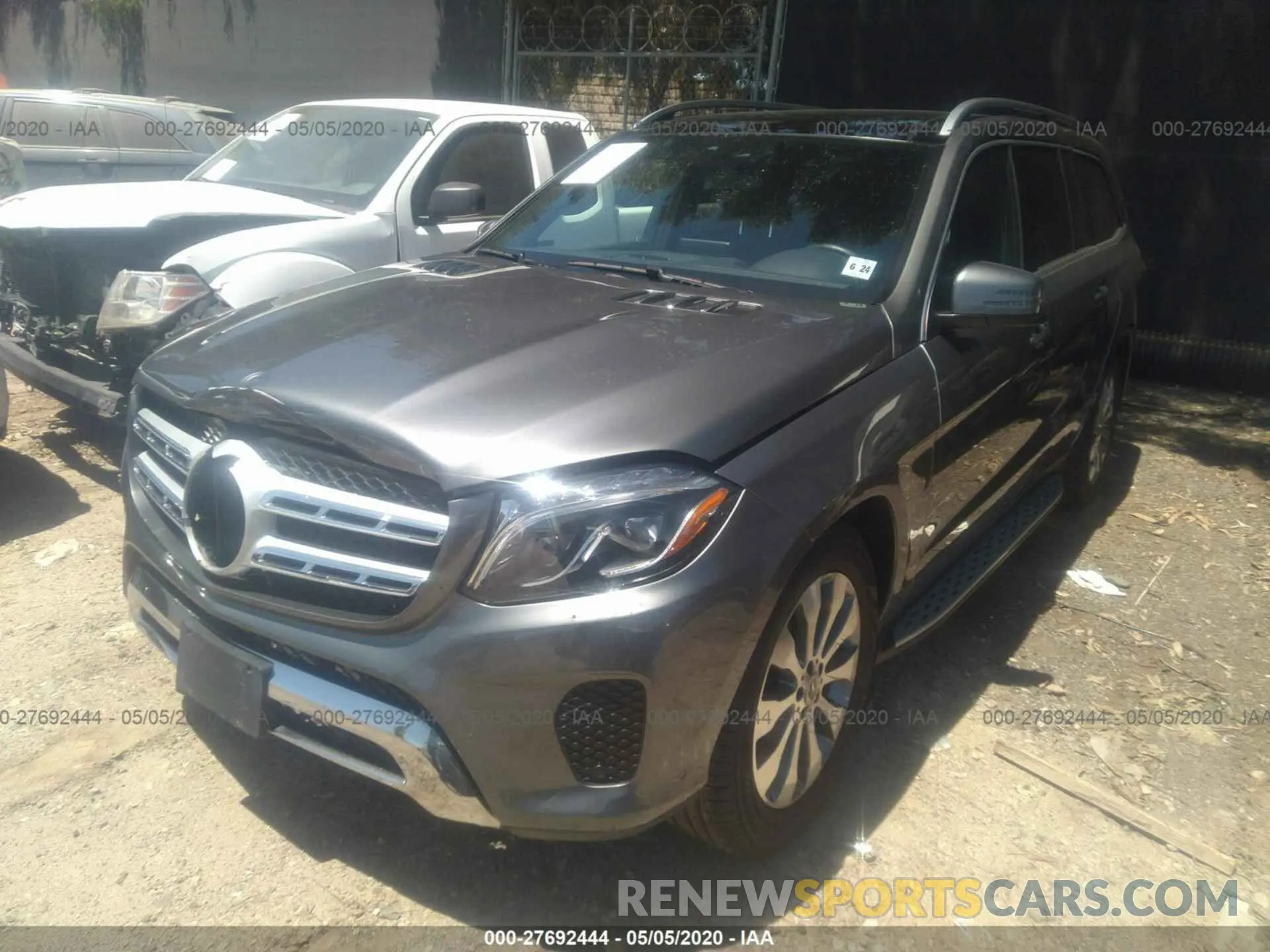 2 Photograph of a damaged car 4JGDF6EE4KB238332 MERCEDES-BENZ GLS 2019