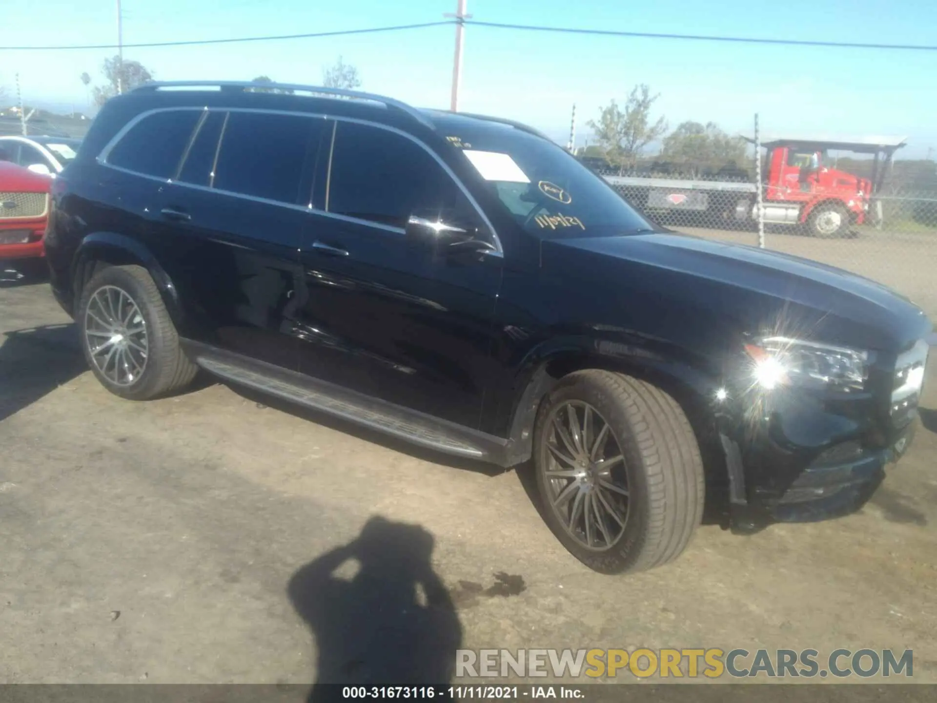 1 Photograph of a damaged car 4JGFF8GE0MA413153 MERCEDES-BENZ GLS 2021