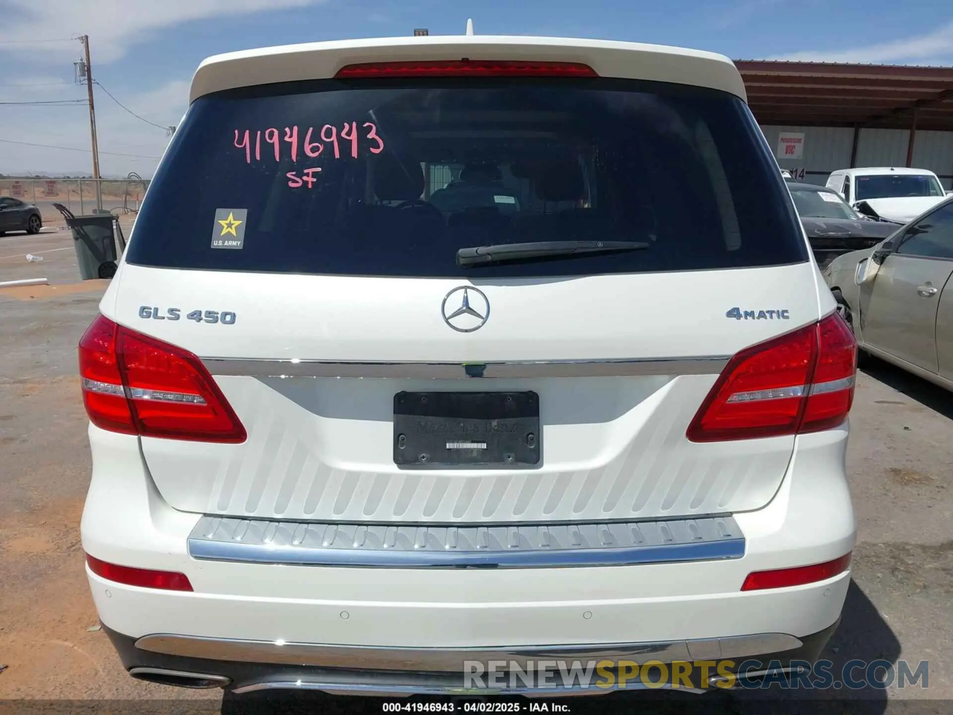 16 Фотография поврежденного автомобиля 4JGDF6EE3KB224583 MERCEDES-BENZ GLS 450 2019