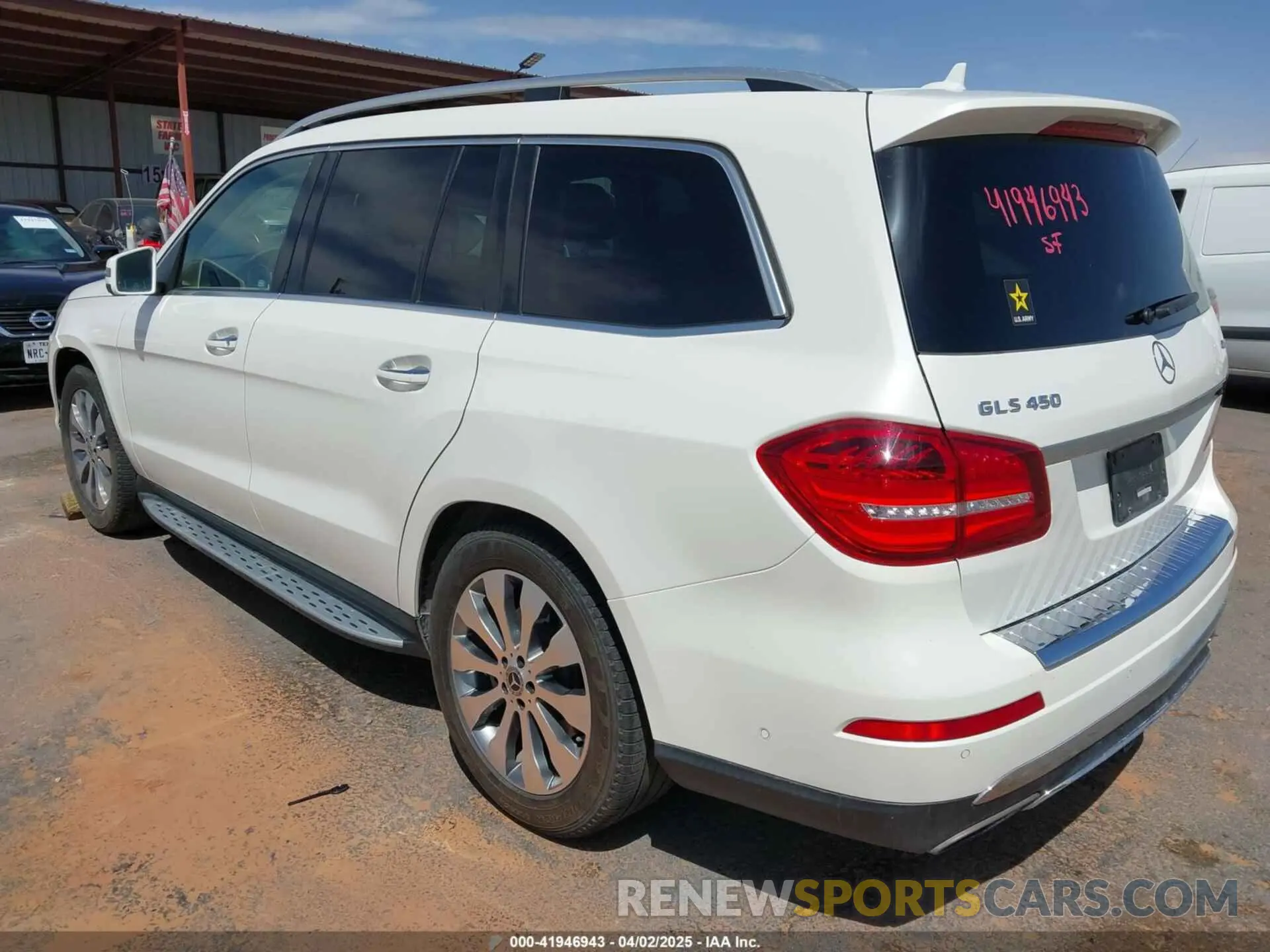 3 Фотография поврежденного автомобиля 4JGDF6EE3KB224583 MERCEDES-BENZ GLS 450 2019