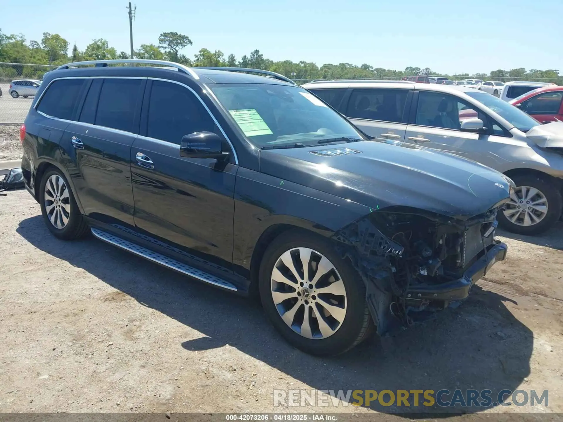 1 Фотография поврежденного автомобиля 4JGDF6EE9KB224314 MERCEDES-BENZ GLS 450 2019