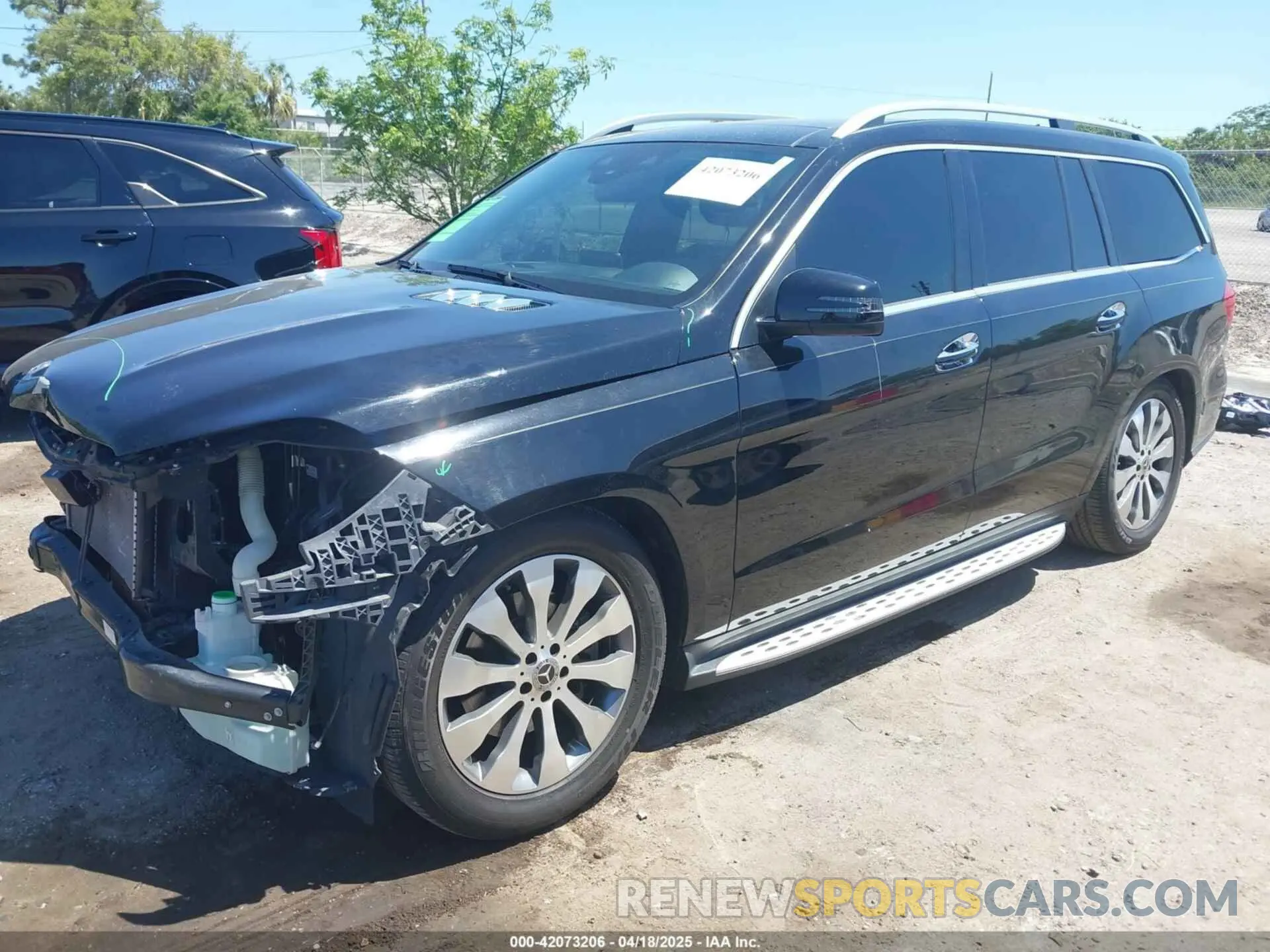2 Фотография поврежденного автомобиля 4JGDF6EE9KB224314 MERCEDES-BENZ GLS 450 2019