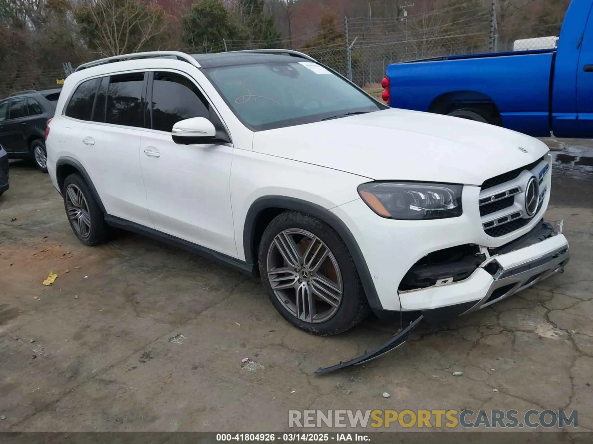 1 Фотография поврежденного автомобиля 4JGFF5KE4MA527615 MERCEDES-BENZ GLS 450 2021