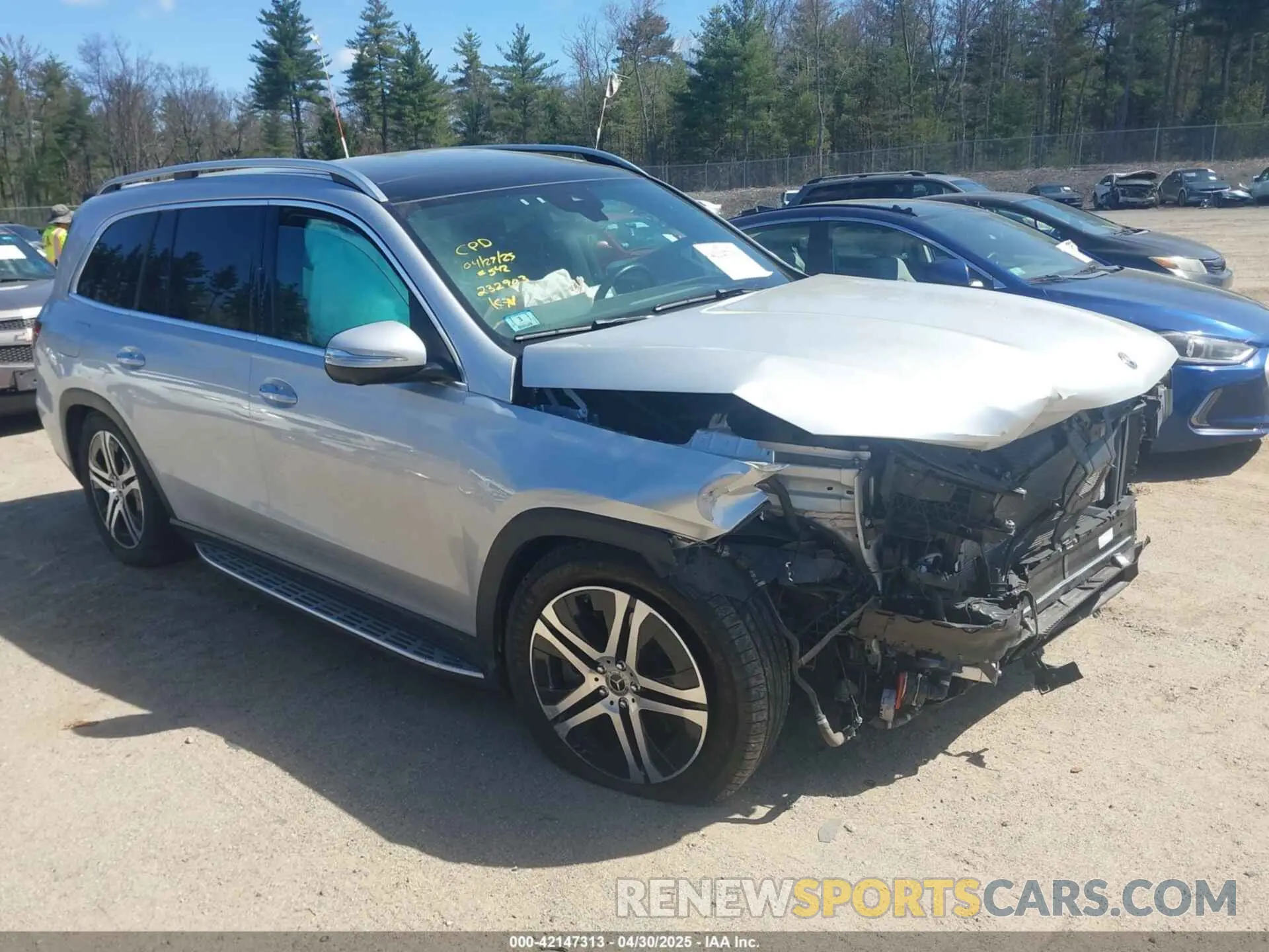 1 Photograph of a damaged car 4JGFF5KE9MA439143 MERCEDES-BENZ GLS 450 2021