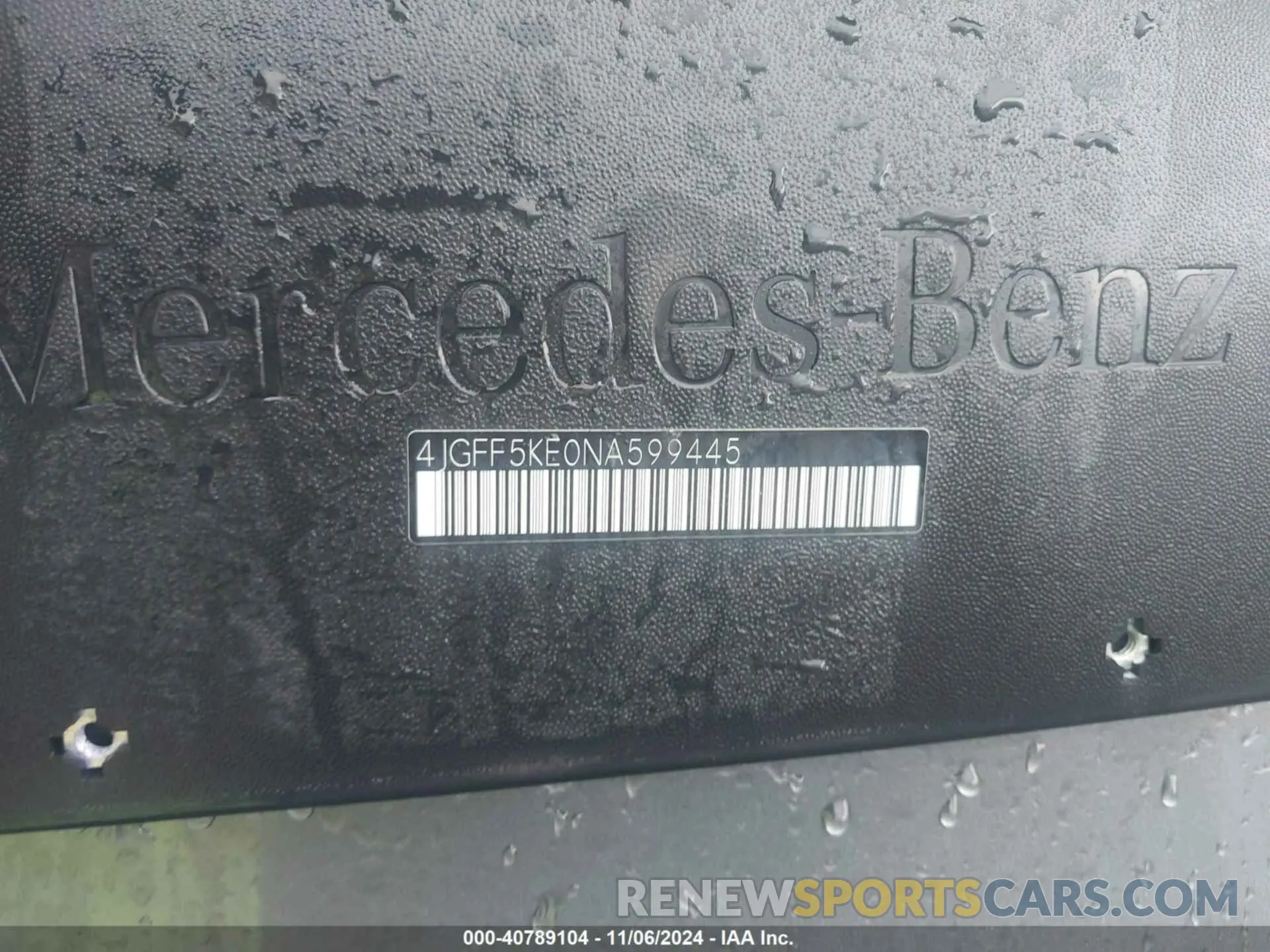 9 Photograph of a damaged car 4JGFF5KE0NA599445 MERCEDES-BENZ GLS 450 2022