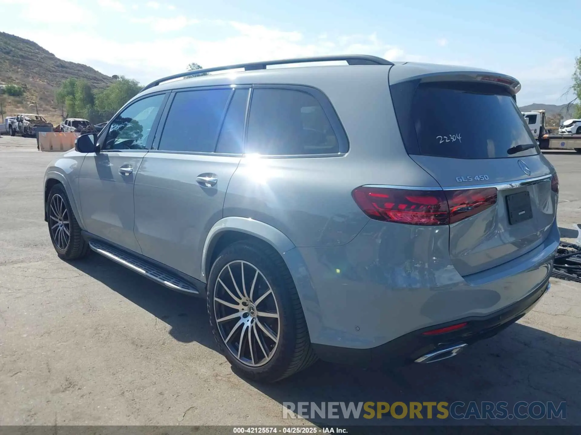 3 Фотография поврежденного автомобиля 4JGFF5KE3RB117003 MERCEDES-BENZ GLS 450 2024