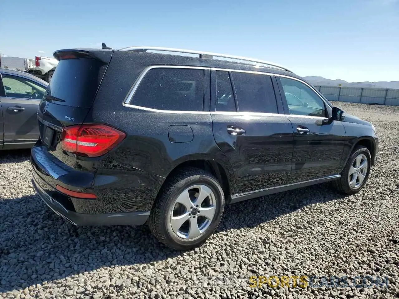 3 Photograph of a damaged car 4JGDF6EE1KB226400 MERCEDES-BENZ GLS-CLASS 2019