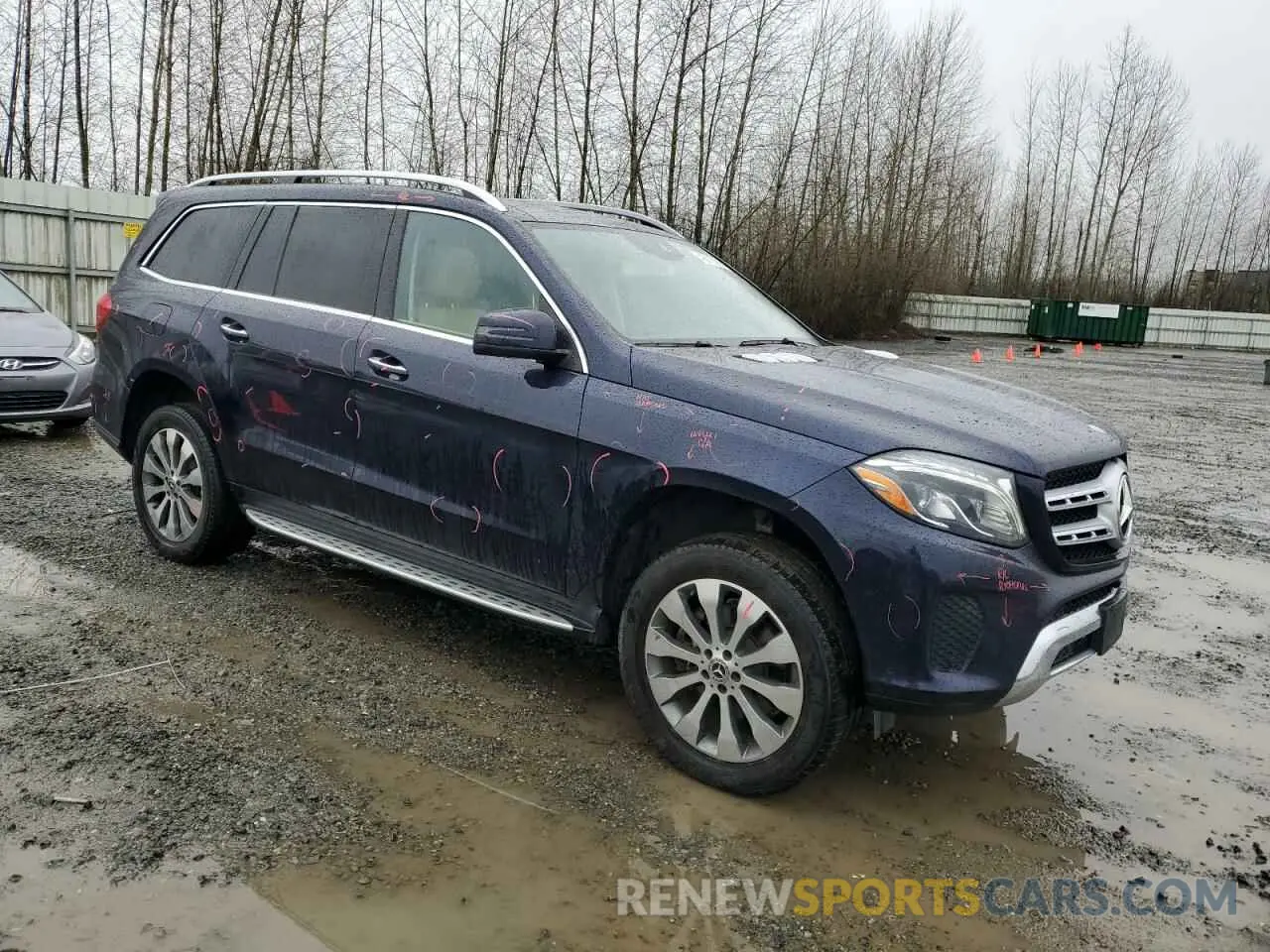 4 Photograph of a damaged car 4JGDF6EE4KB199371 MERCEDES-BENZ GLS-CLASS 2019