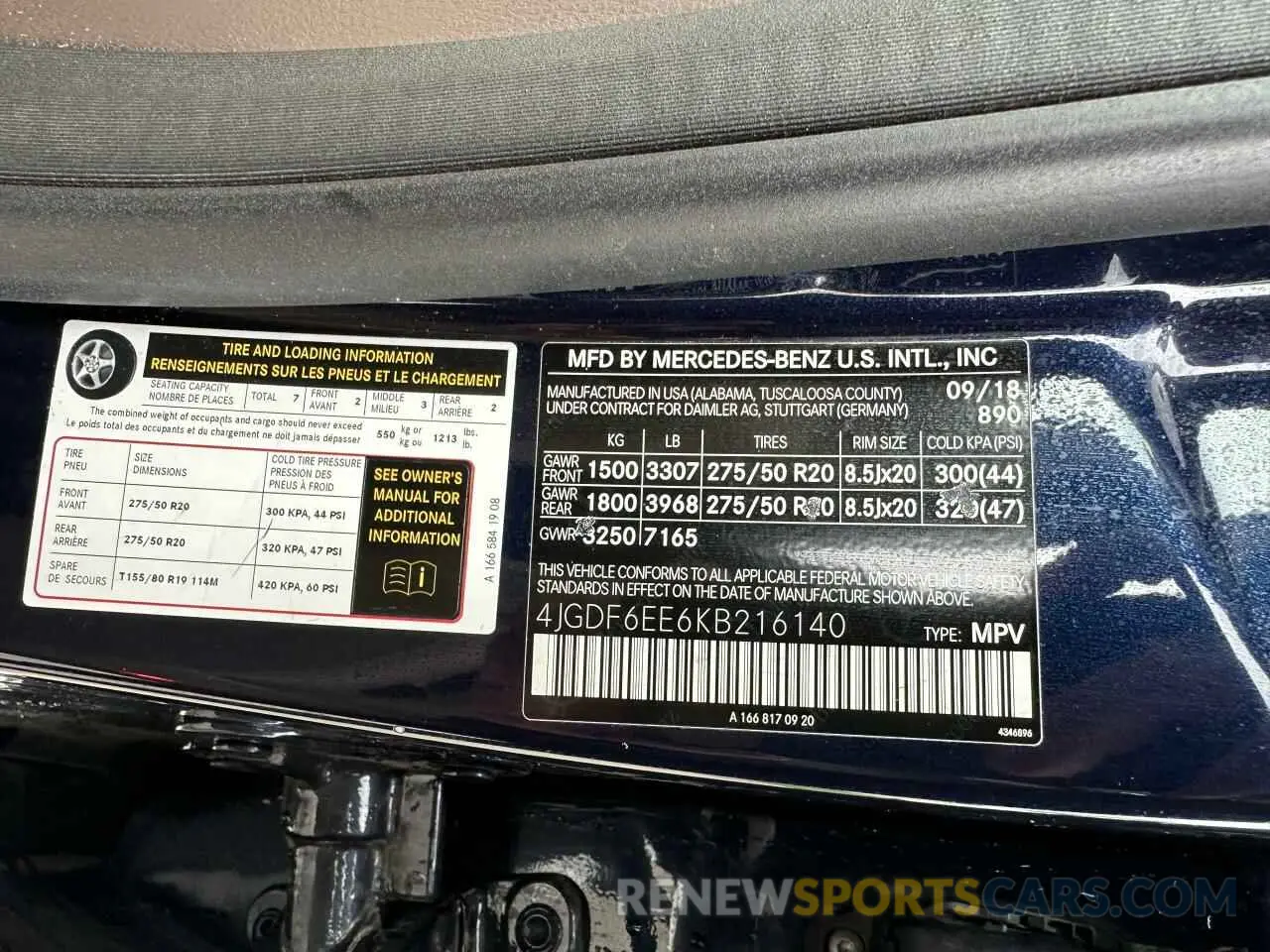 10 Фотография поврежденного автомобиля 4JGDF6EE6KB216140 MERCEDES-BENZ GLS-CLASS 2019