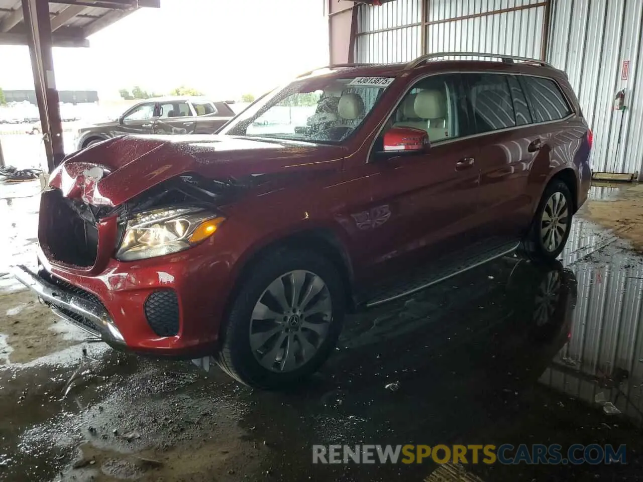 1 Photograph of a damaged car 4JGDF6EE8KB184050 MERCEDES-BENZ GLS-CLASS 2019