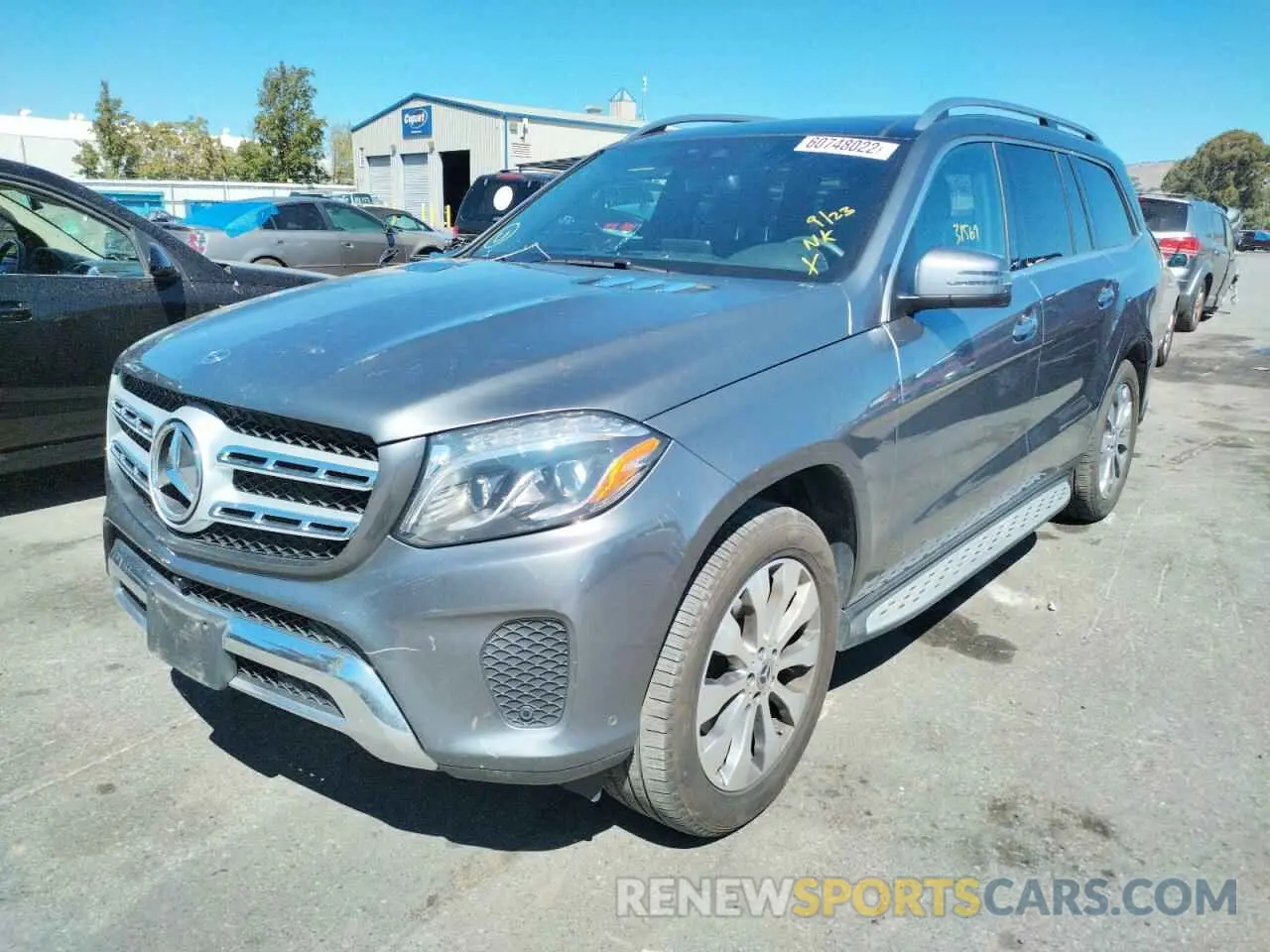 2 Фотография поврежденного автомобиля 4JGDF6EE8KB238589 MERCEDES-BENZ GLS-CLASS 2019