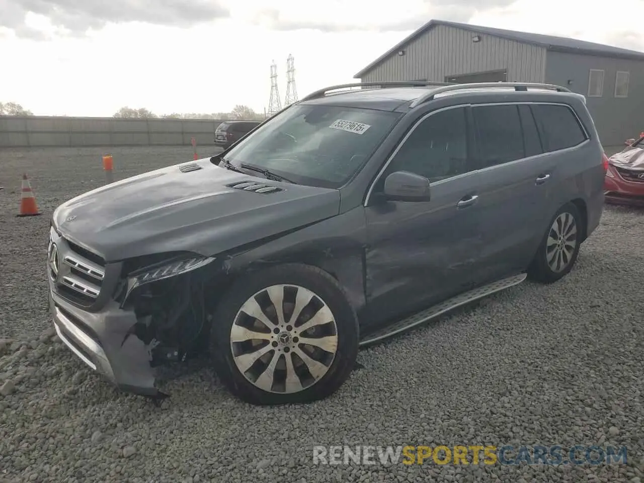 1 Photograph of a damaged car 4JGDF6EEXKB208817 MERCEDES-BENZ GLS-CLASS 2019