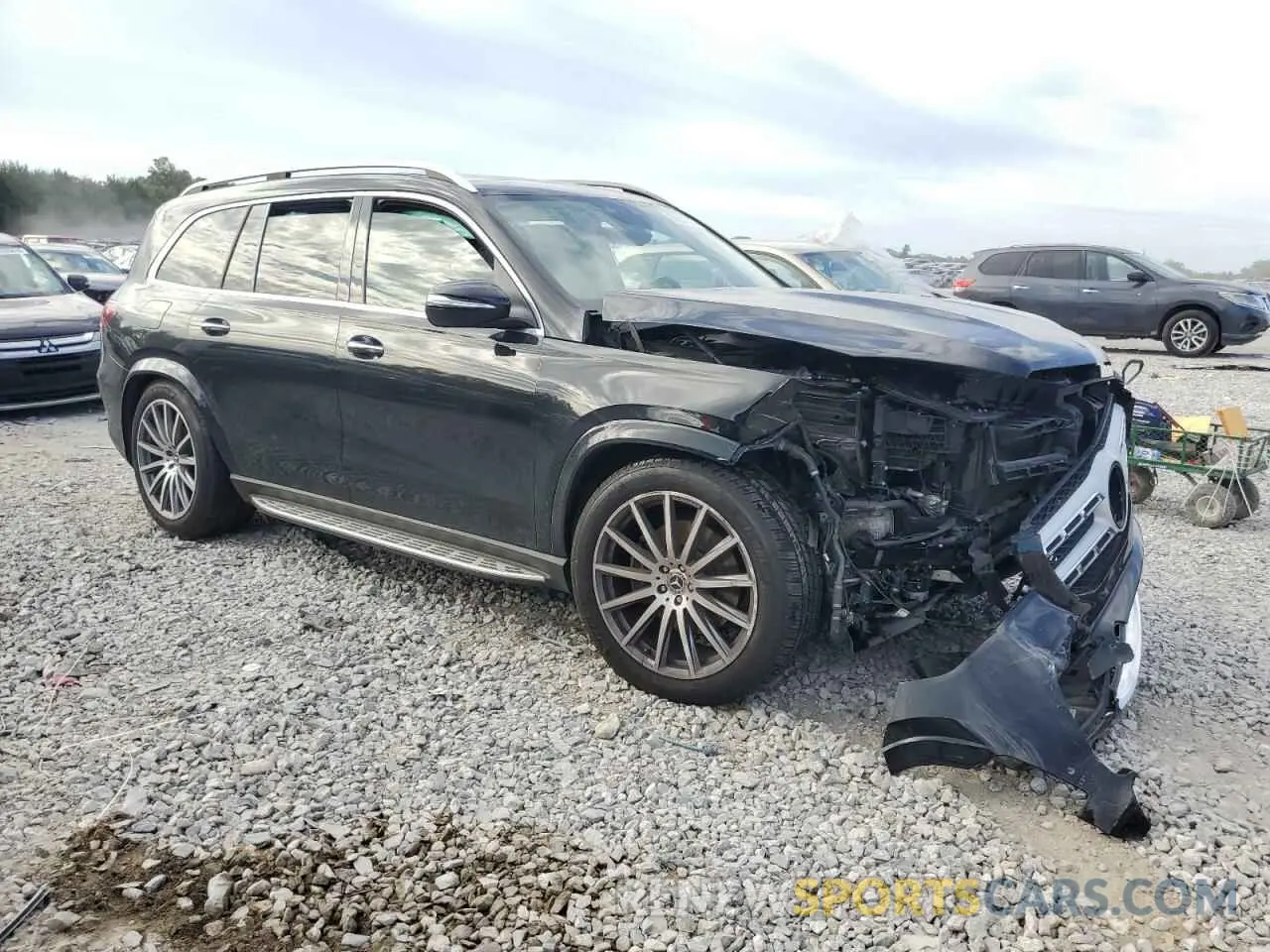 4 Photograph of a damaged car 4JGFF8GE0MA553445 MERCEDES-BENZ GLS-CLASS 2021