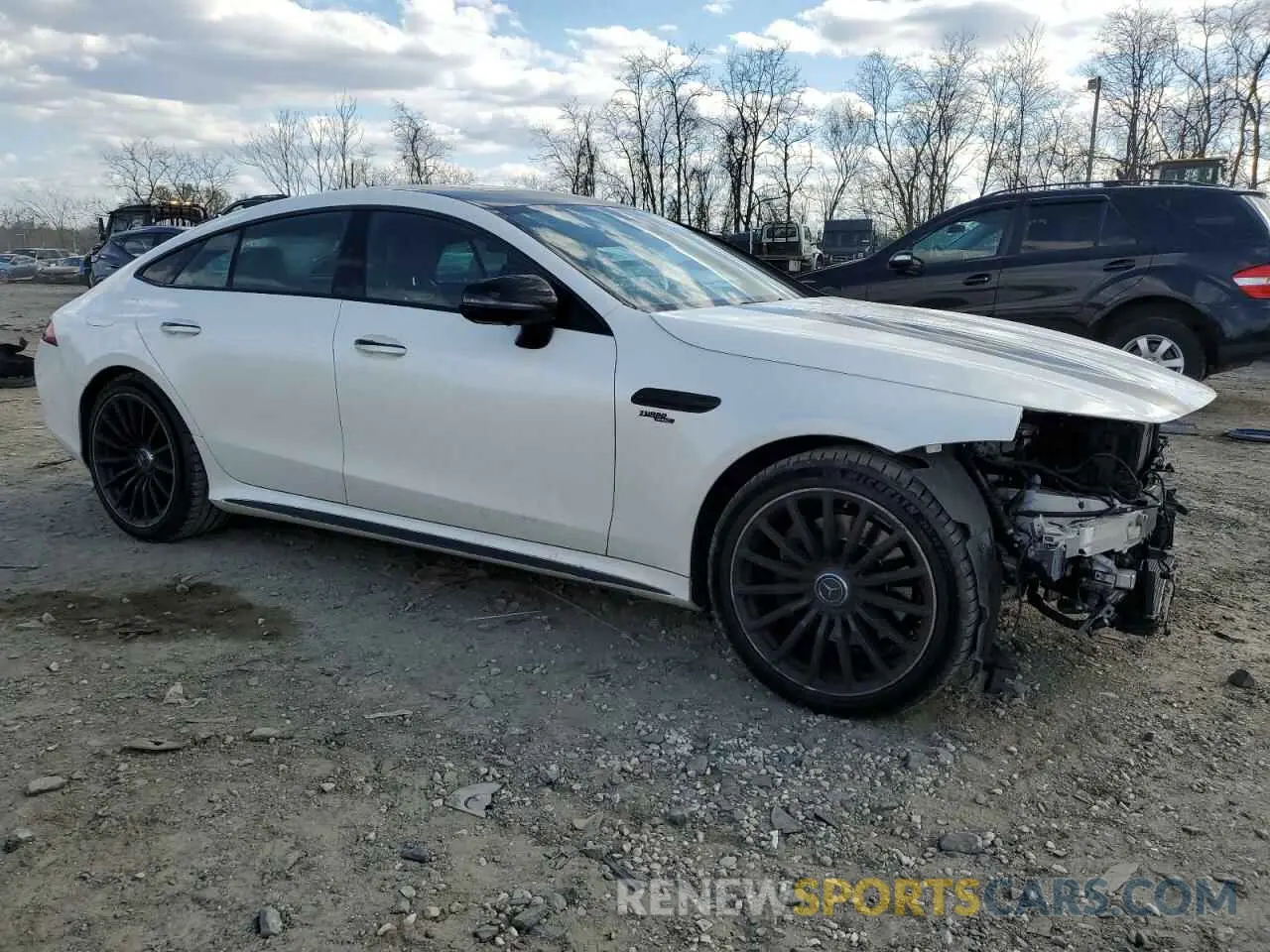 4 Фотография поврежденного автомобиля W1K7X5KB3MA035207 MERCEDES-BENZ GT-CLASS 2021