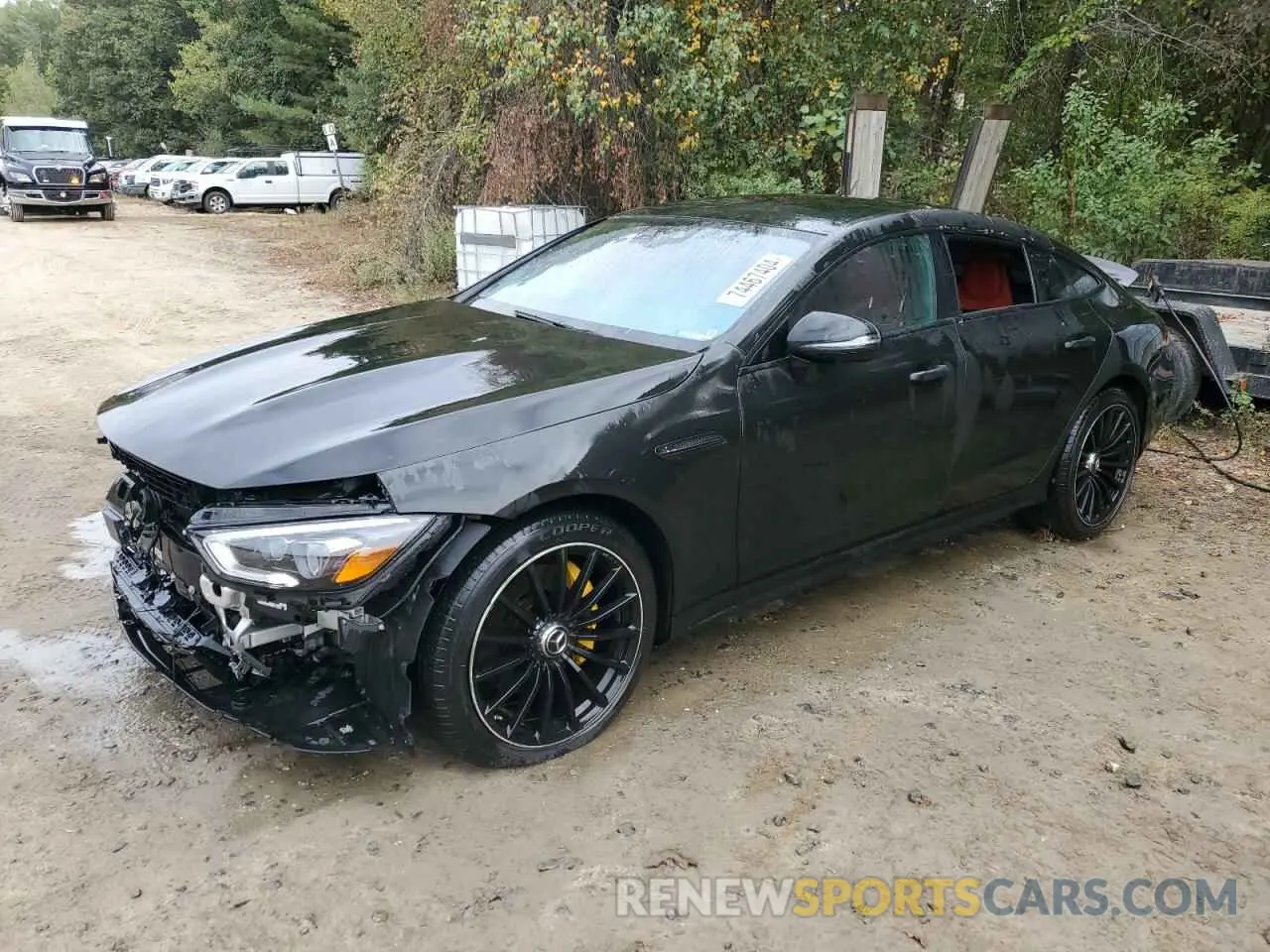 1 Фотография поврежденного автомобиля W1K7X5KB8MA036546 MERCEDES-BENZ GT-CLASS 2021