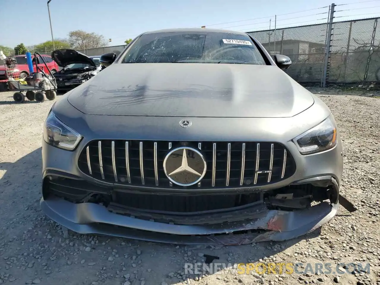 5 Фотография поврежденного автомобиля W1K7X6BB8MA037802 MERCEDES-BENZ GT-CLASS 2021
