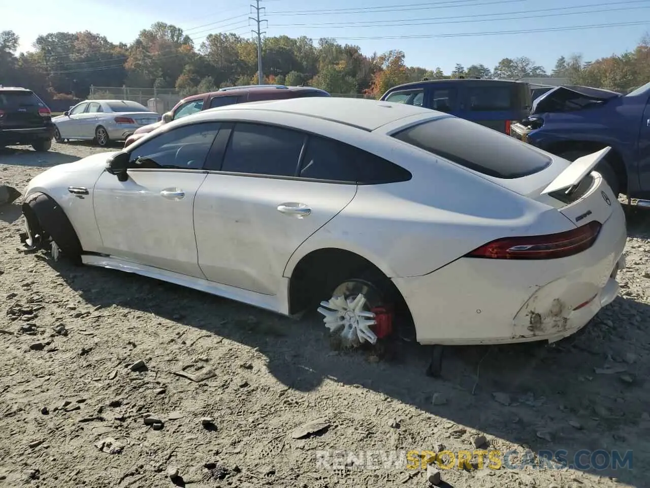 2 Фотография поврежденного автомобиля W1K7X5KB0NA053519 MERCEDES-BENZ GT-CLASS 2022