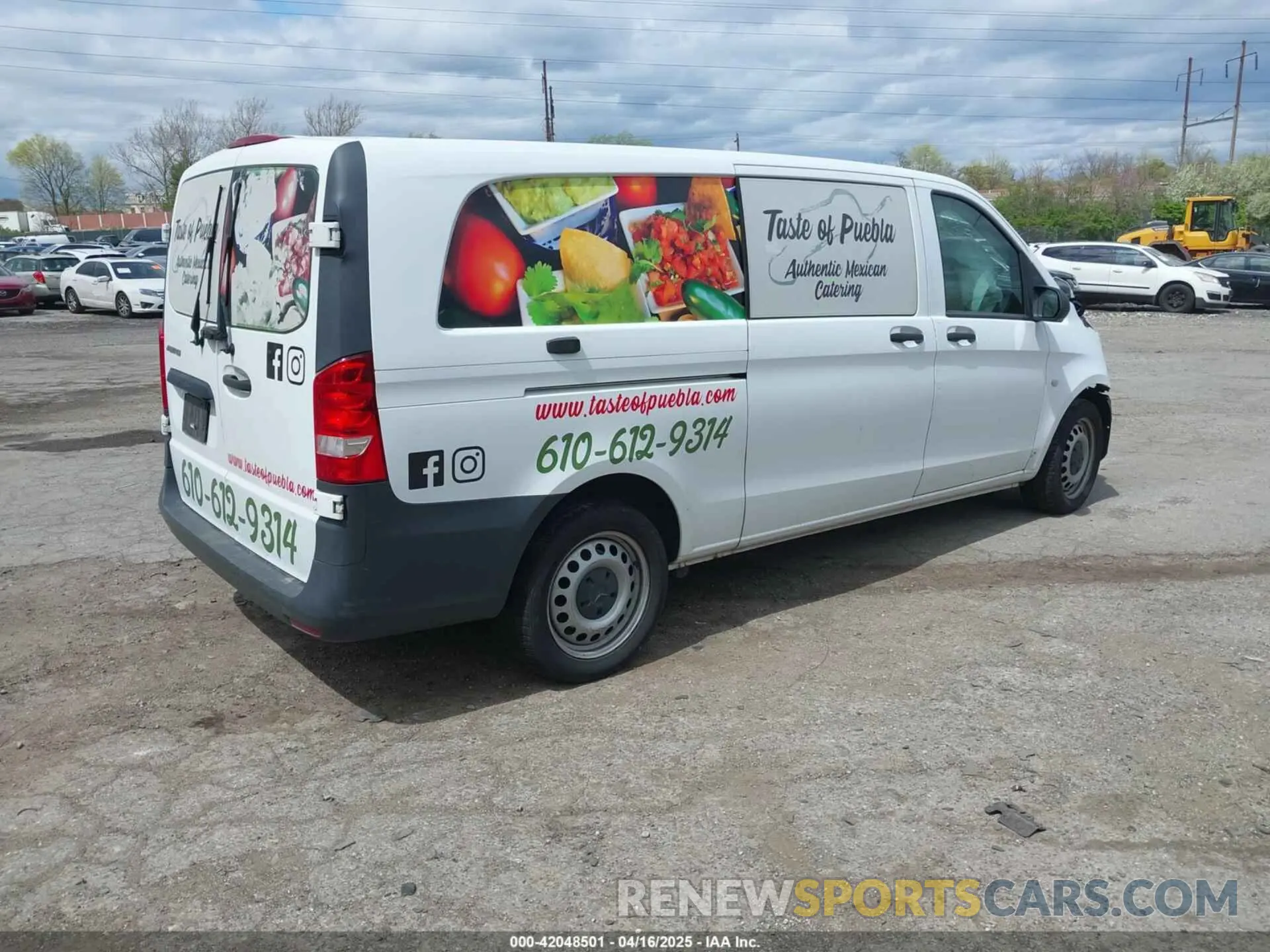 4 Фотография поврежденного автомобиля WD3PG3EA9K3592801 MERCEDES-BENZ METRIS 2019
