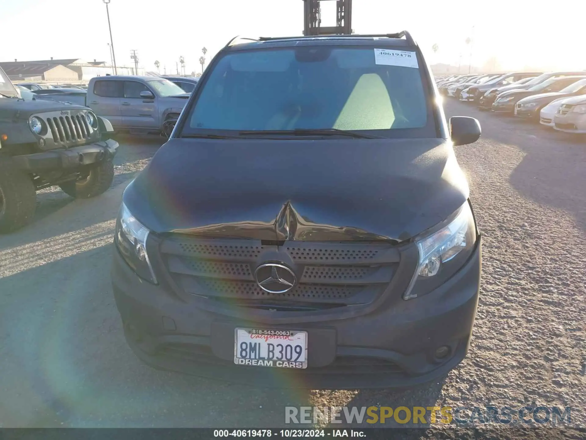 13 Photograph of a damaged car WD4PG2EE6K3505493 MERCEDES-BENZ METRIS 2019