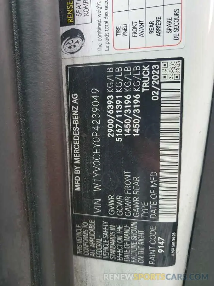 14 Photograph of a damaged car W1YV0CEY0P4239049 MERCEDES-BENZ METRIS 2023