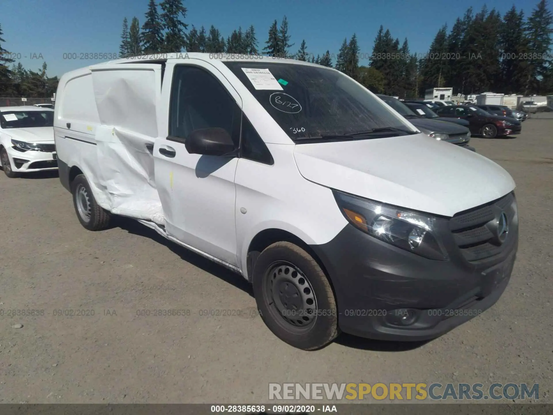 1 Photograph of a damaged car WD3PG3EA9K3607085 MERCEDES-BENZ METRIS CARGO VAN 2019