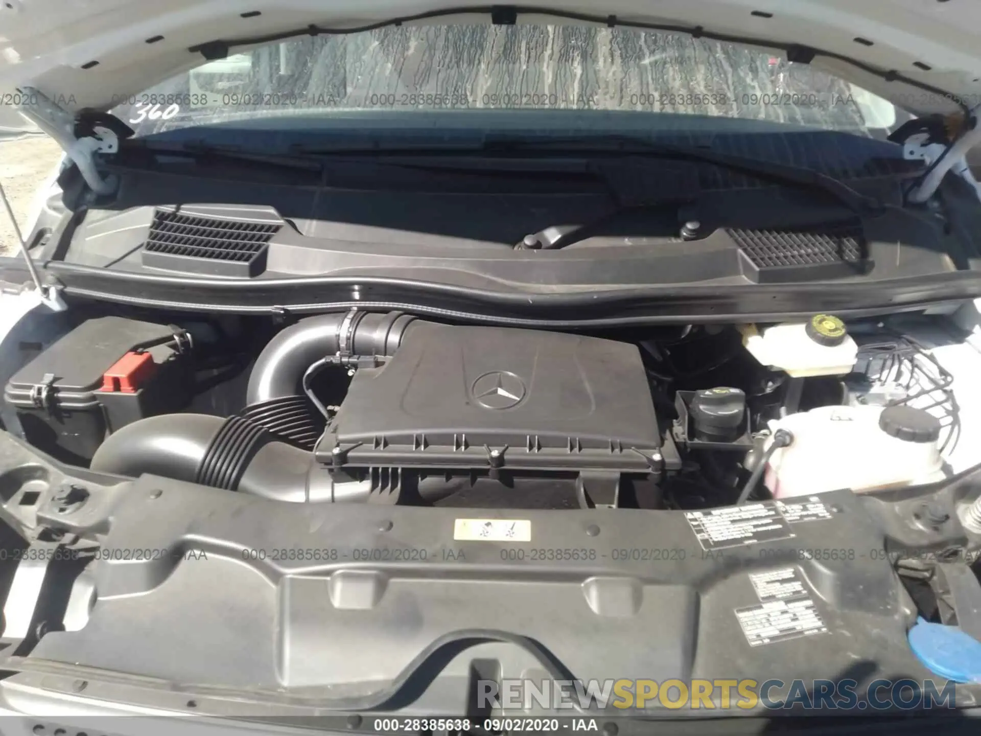 10 Photograph of a damaged car WD3PG3EA9K3607085 MERCEDES-BENZ METRIS CARGO VAN 2019