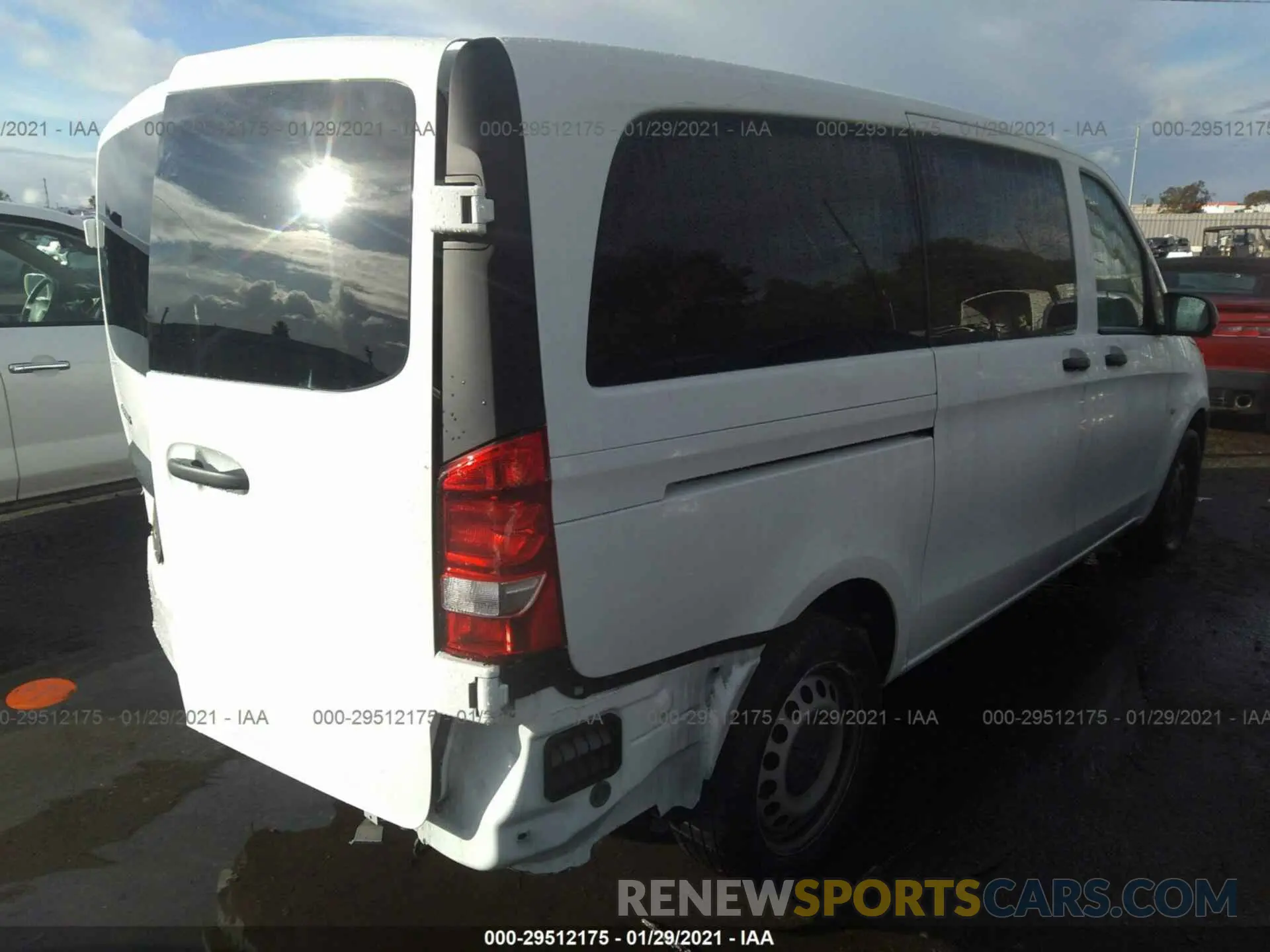 4 Photograph of a damaged car WD4PG2EE4K3527167 MERCEDES-BENZ METRIS PASSENGER VAN 2019