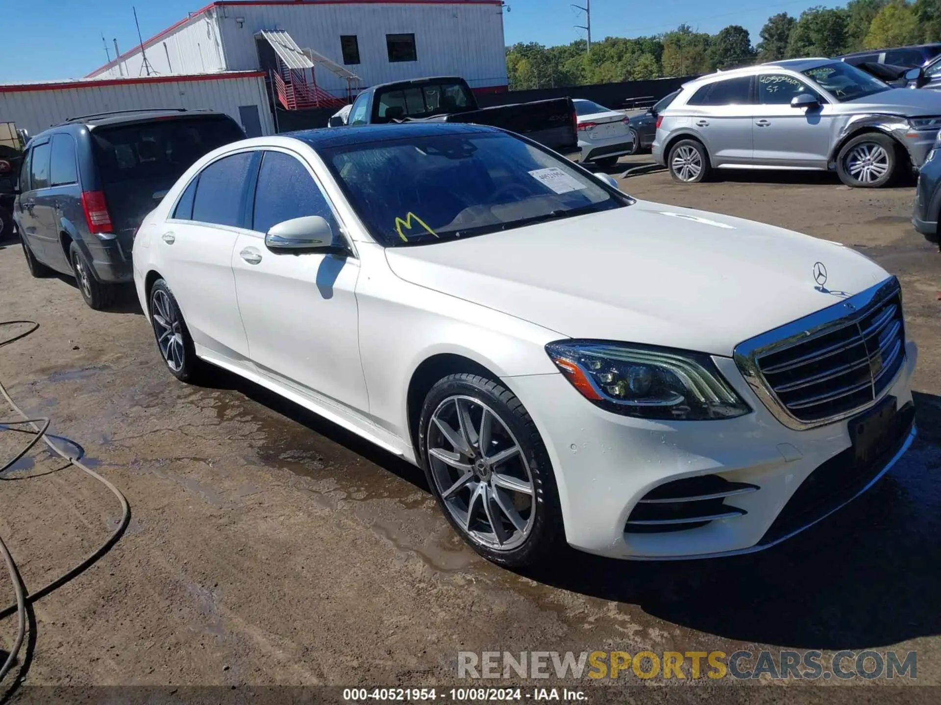 1 Photograph of a damaged car WDDUG6EB8LA523958 MERCEDES-BENZ S 450 2020