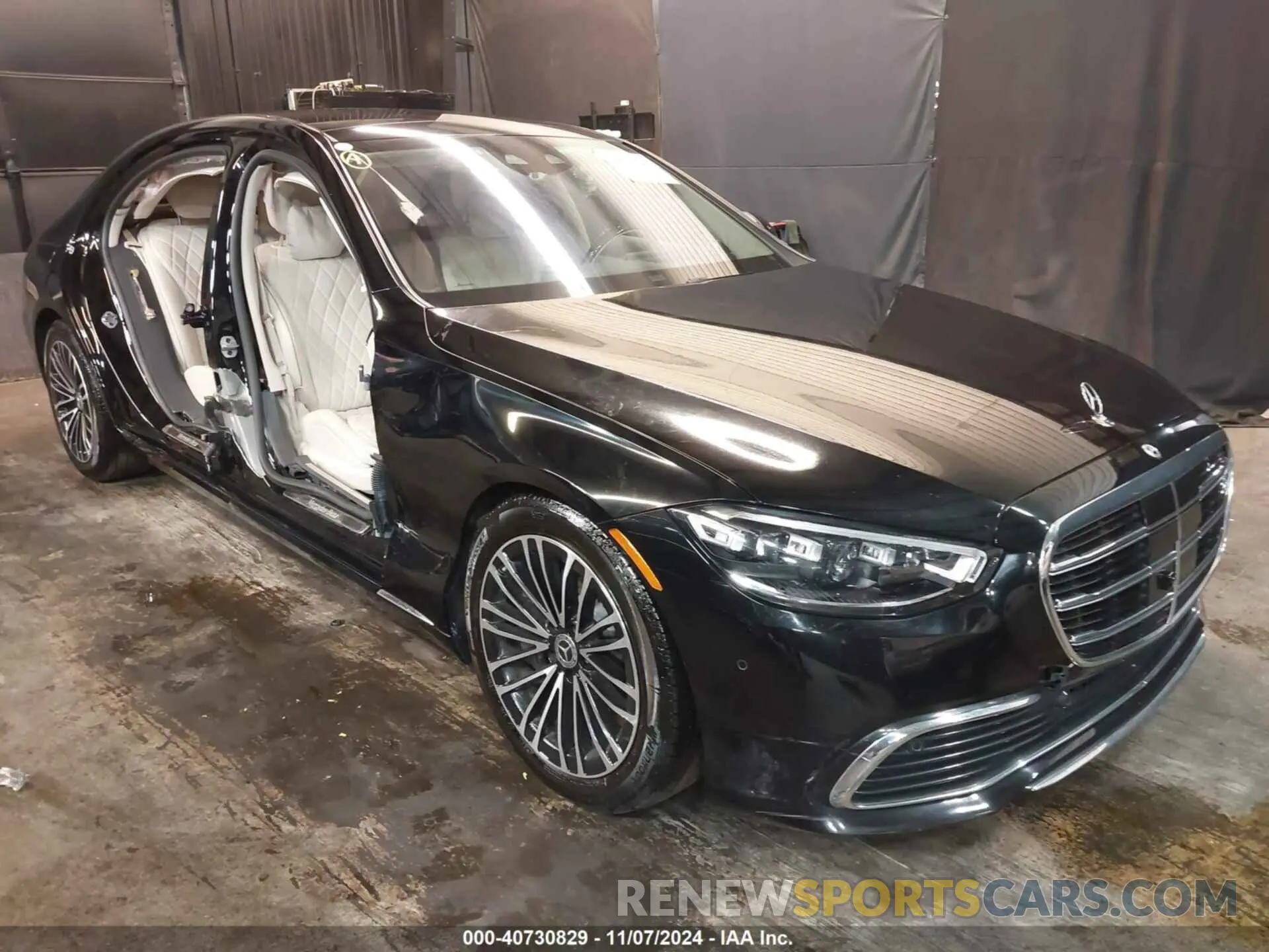 1 Photograph of a damaged car W1K6G6DB0NA075891 MERCEDES-BENZ S 500 2022