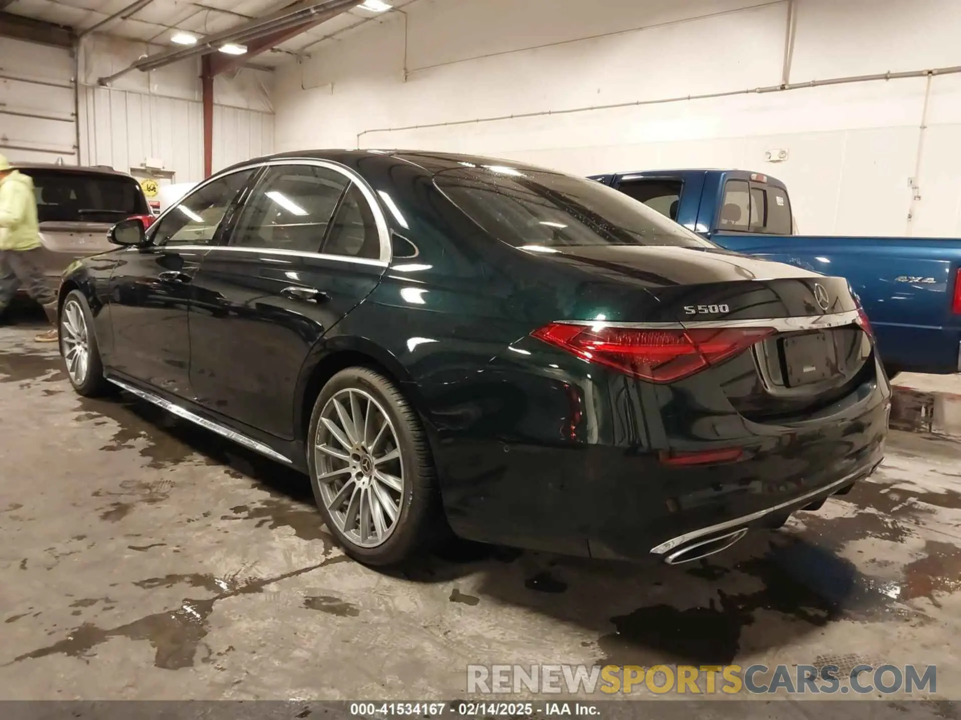 3 Фотография поврежденного автомобиля W1K6G6DB7NA068646 MERCEDES-BENZ S 500 2022