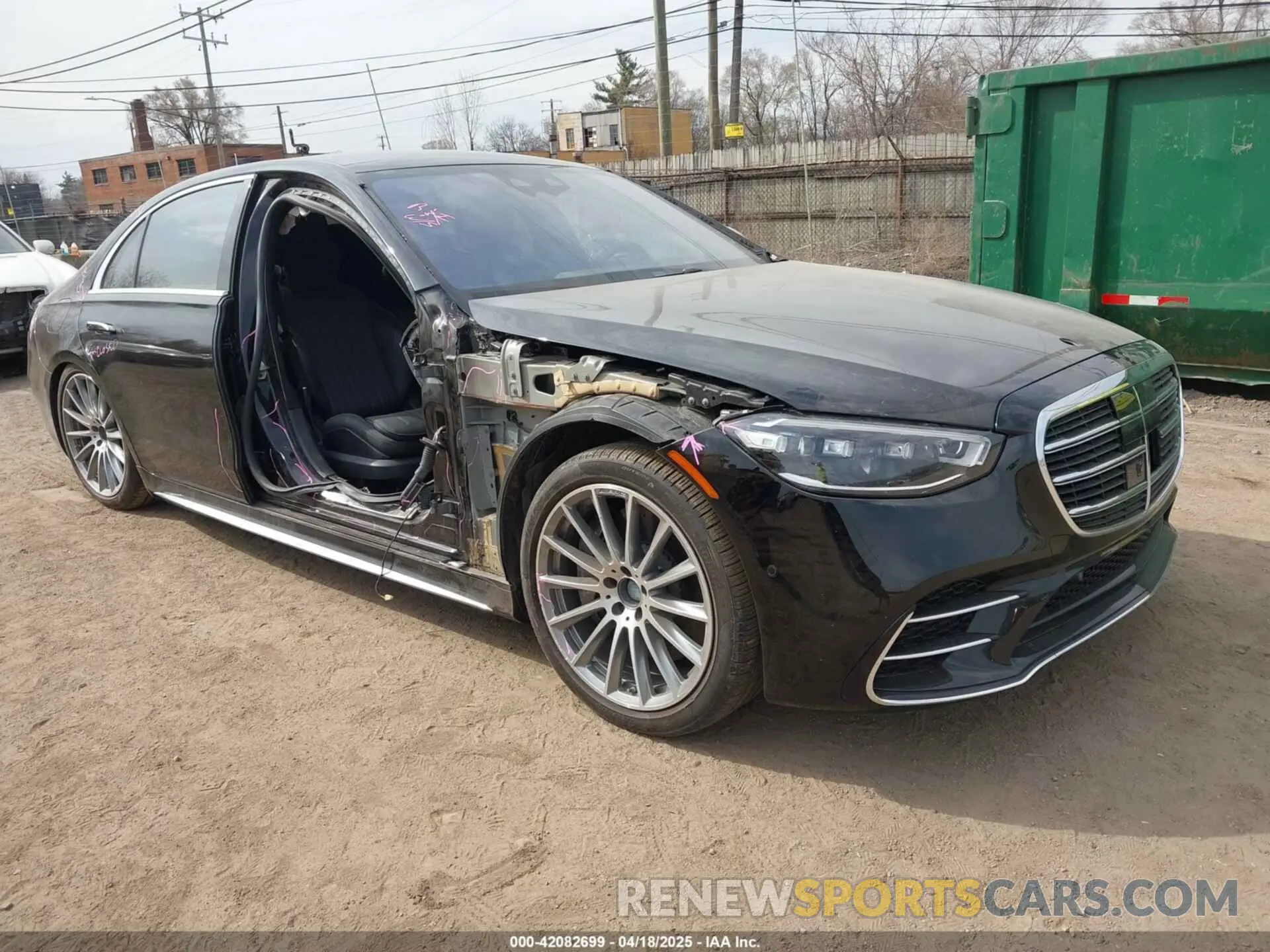 1 Photograph of a damaged car W1K6G6DB5PA172216 MERCEDES-BENZ S 500 2023