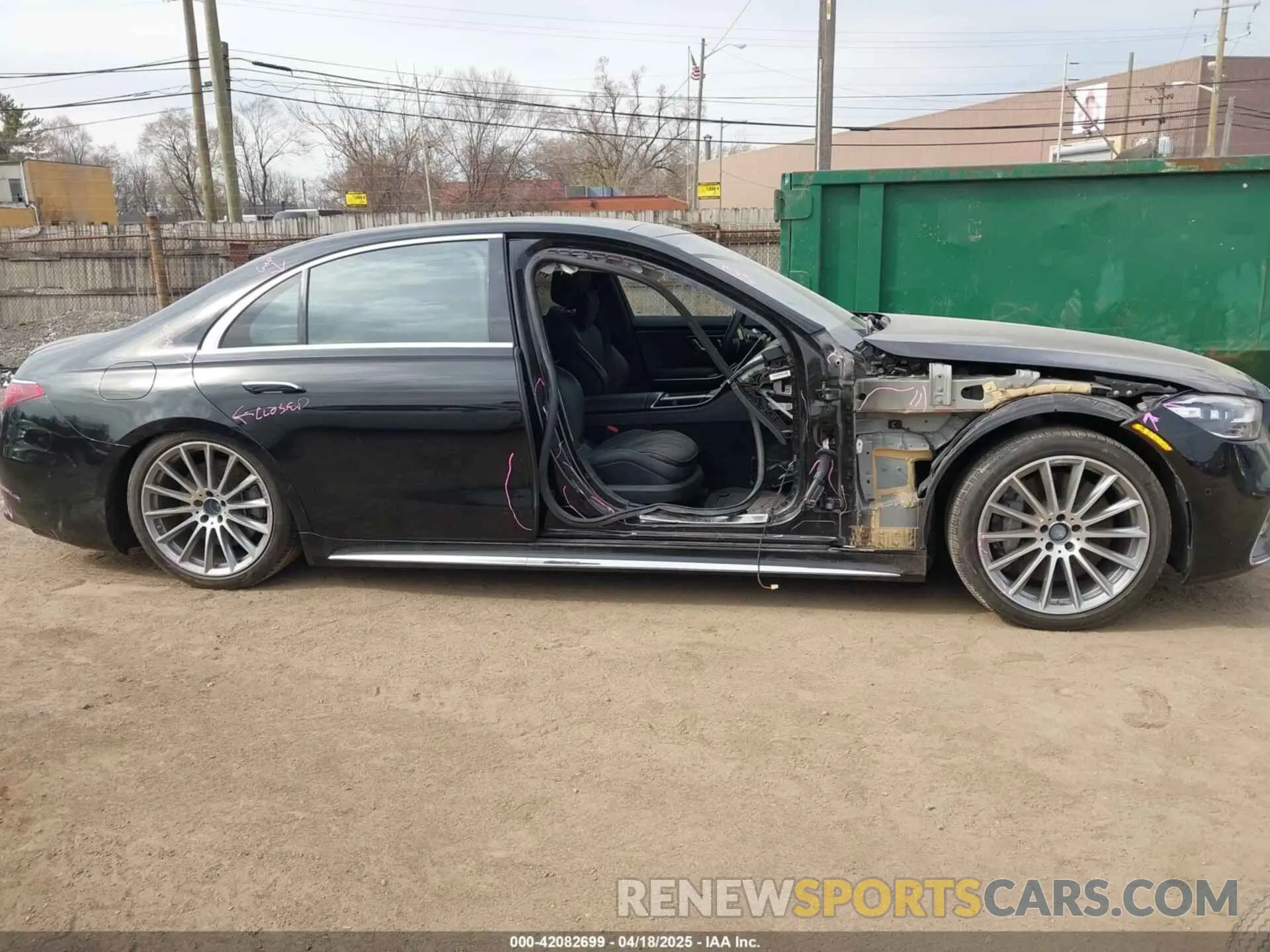 13 Photograph of a damaged car W1K6G6DB5PA172216 MERCEDES-BENZ S 500 2023